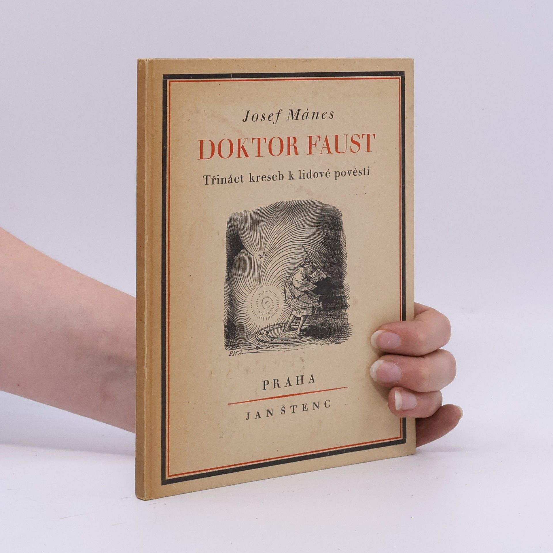František Táborský Doktor Faust. Třináct kreseb k lidové pověsti