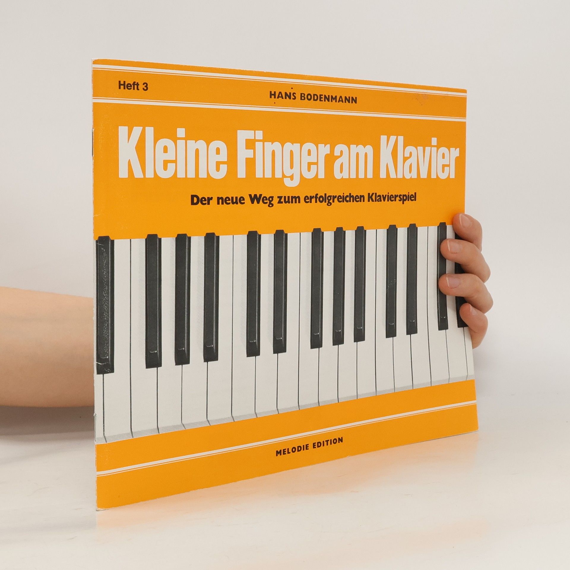 Hans Bodenmann Kleine Finger am Klavier, Heft 3