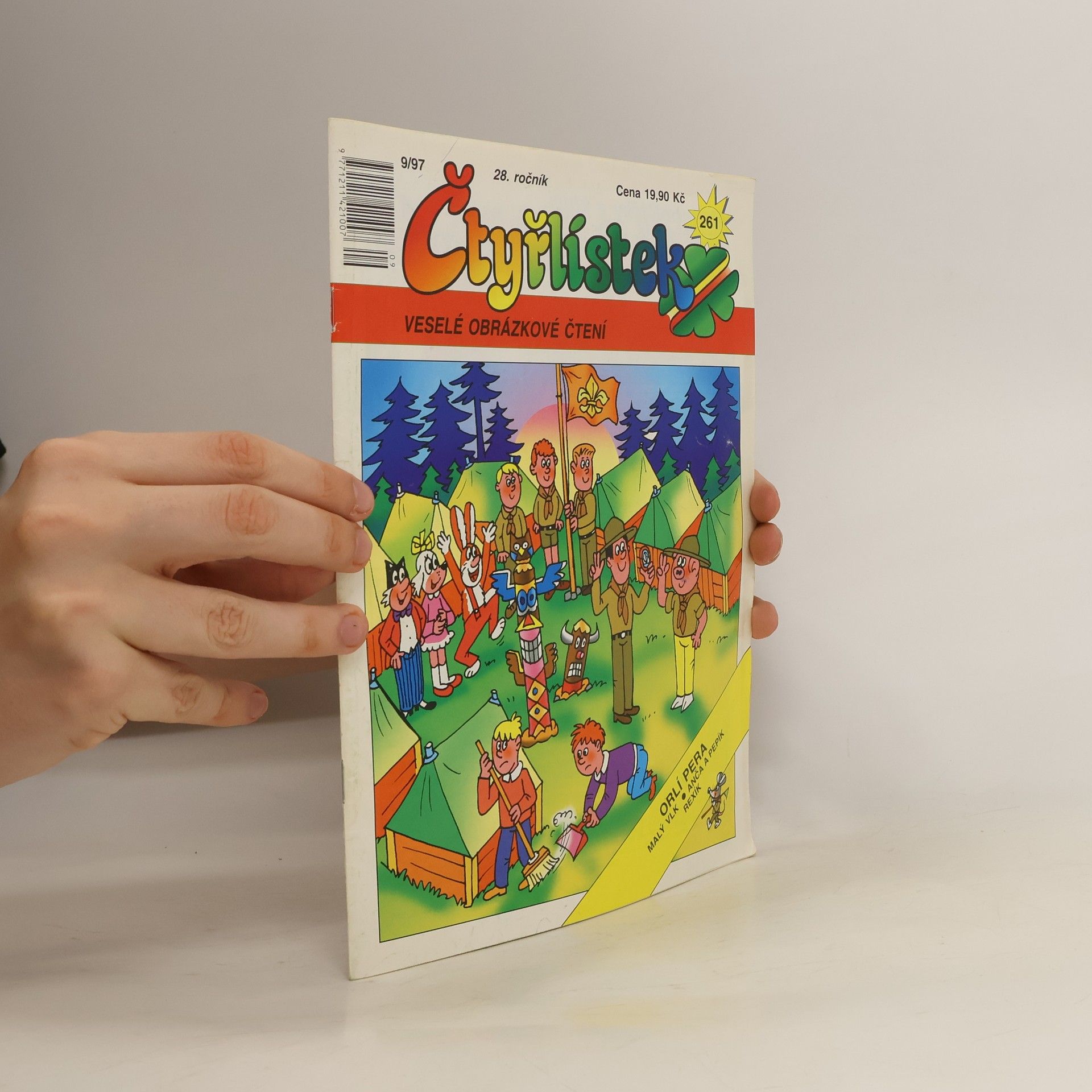 kolektiv Čtyřlístek 261. 9/1997. Orlí pera