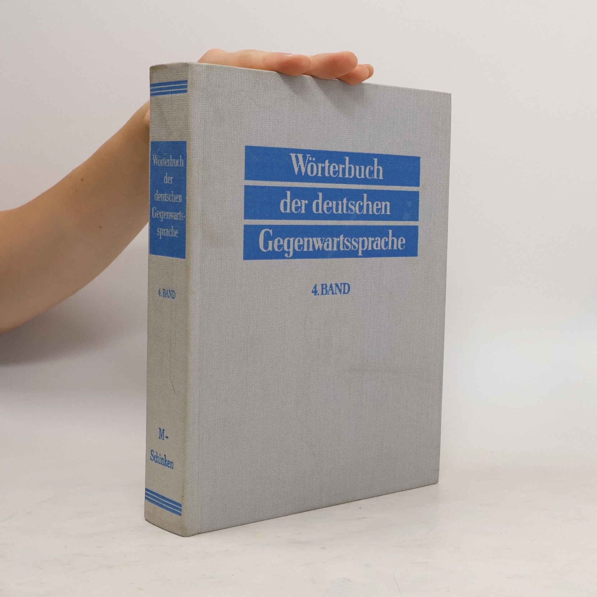 Ruth Klappenbach Wörterbuch der Deutschen Gegenwartssprache 4. Band M-Schinken