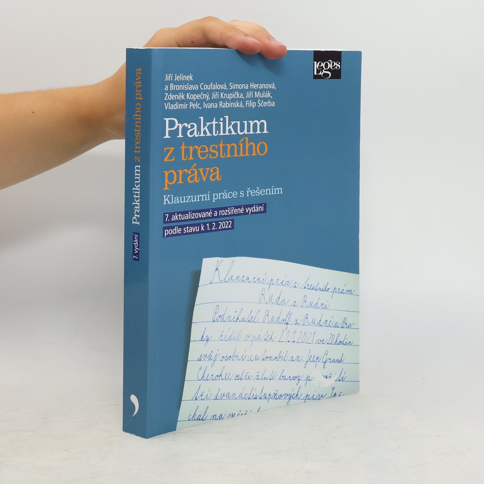 Jiří Jelínek Praktikum z trestního práva : klauzurní práce s řešením
