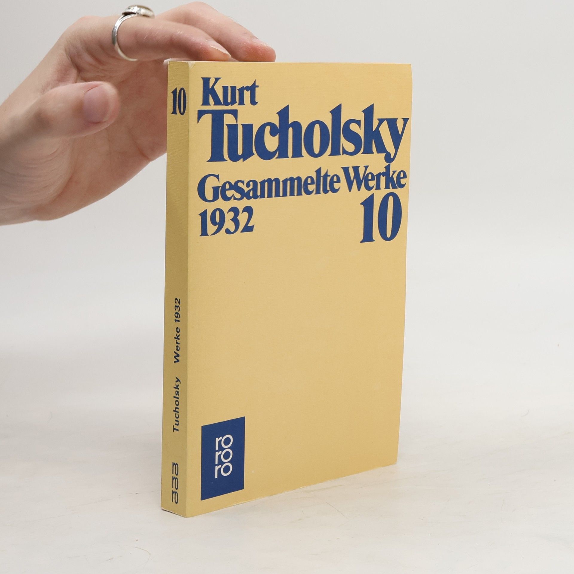 Kurt Tucholsky Gesammelte Werke X. 1932.
