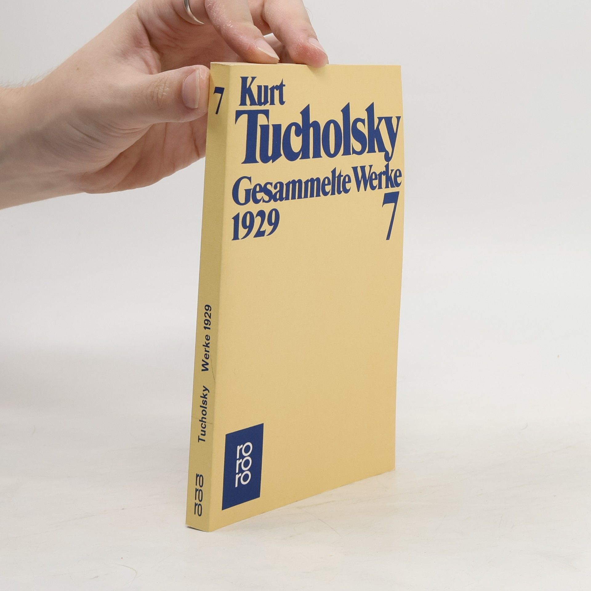 Kurt Tucholsky Gesammelte Werke VII. 1929.