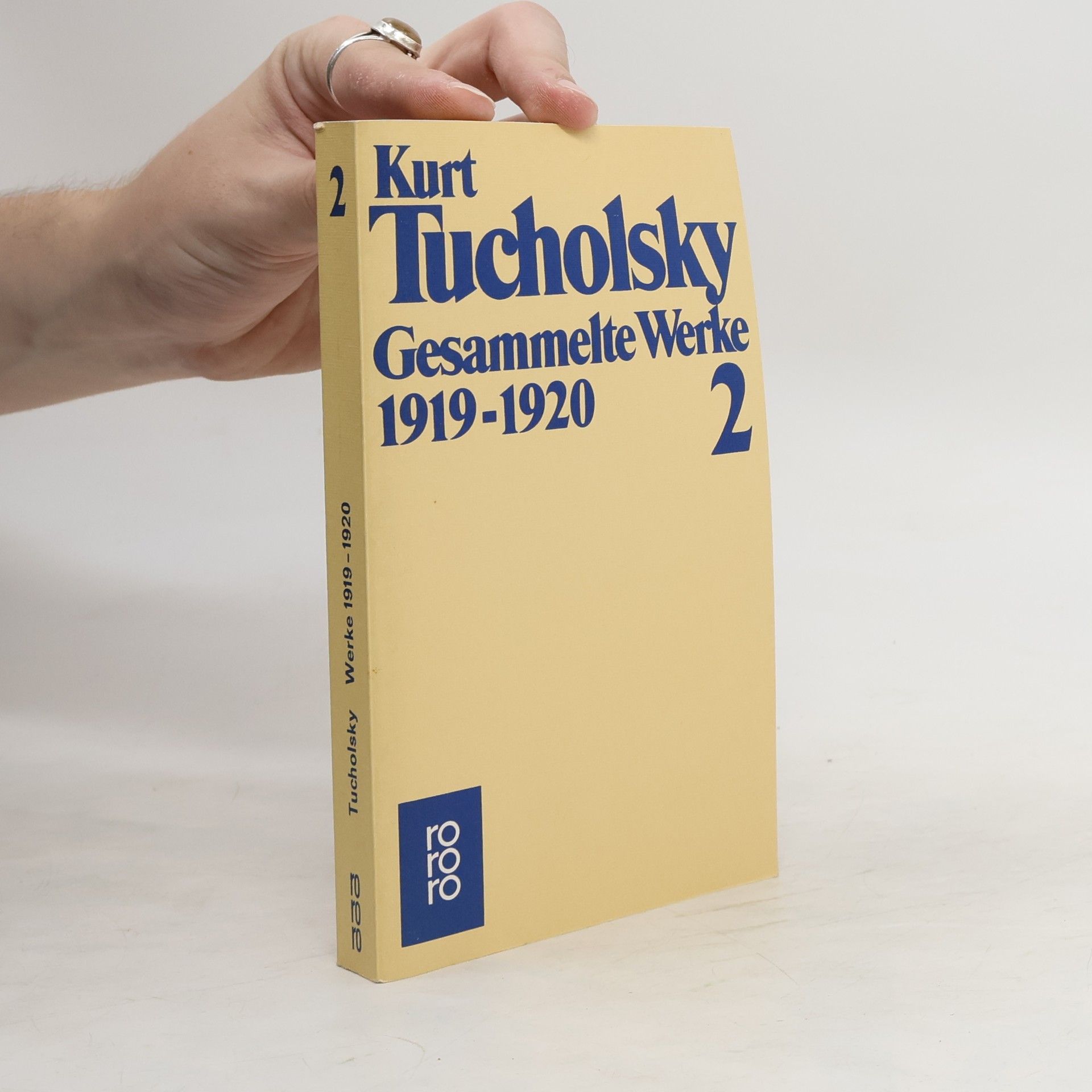 Kurt Tucholsky Gesammelte Werke II. 1919 - 1920.