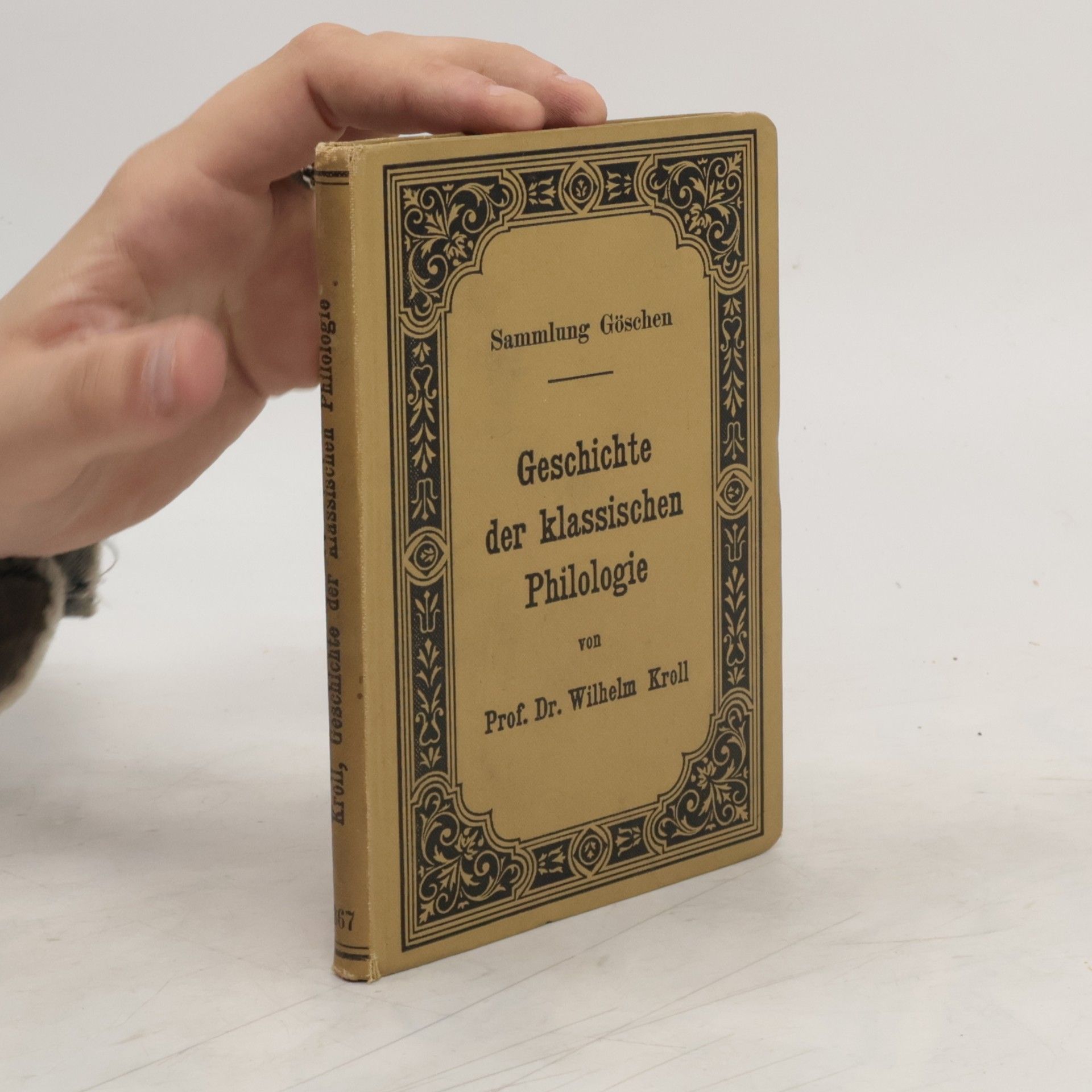 Wilhelm Kroll Geschichte der klassischen Philologie