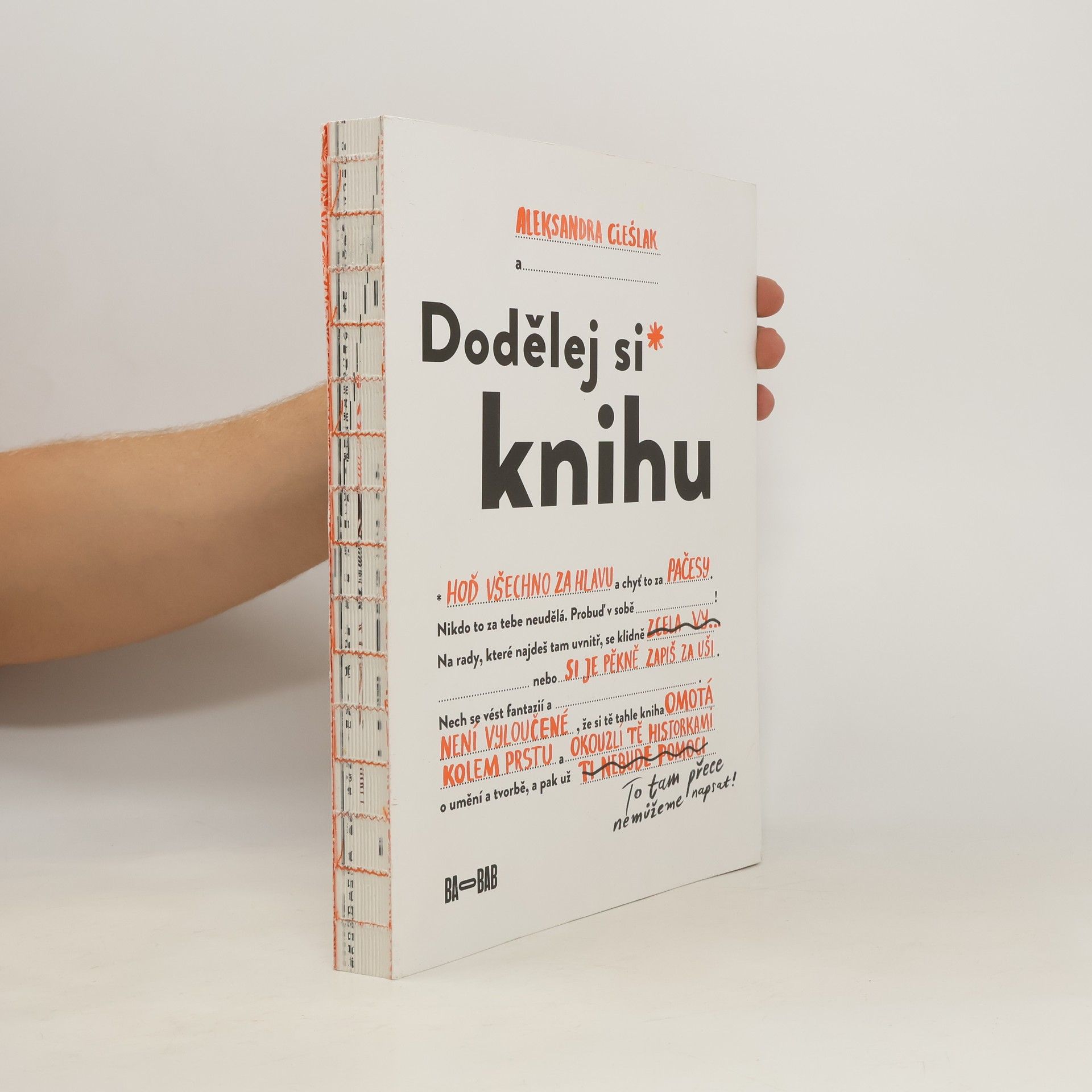 Aleksandra Cieślak Dodělej si knihu