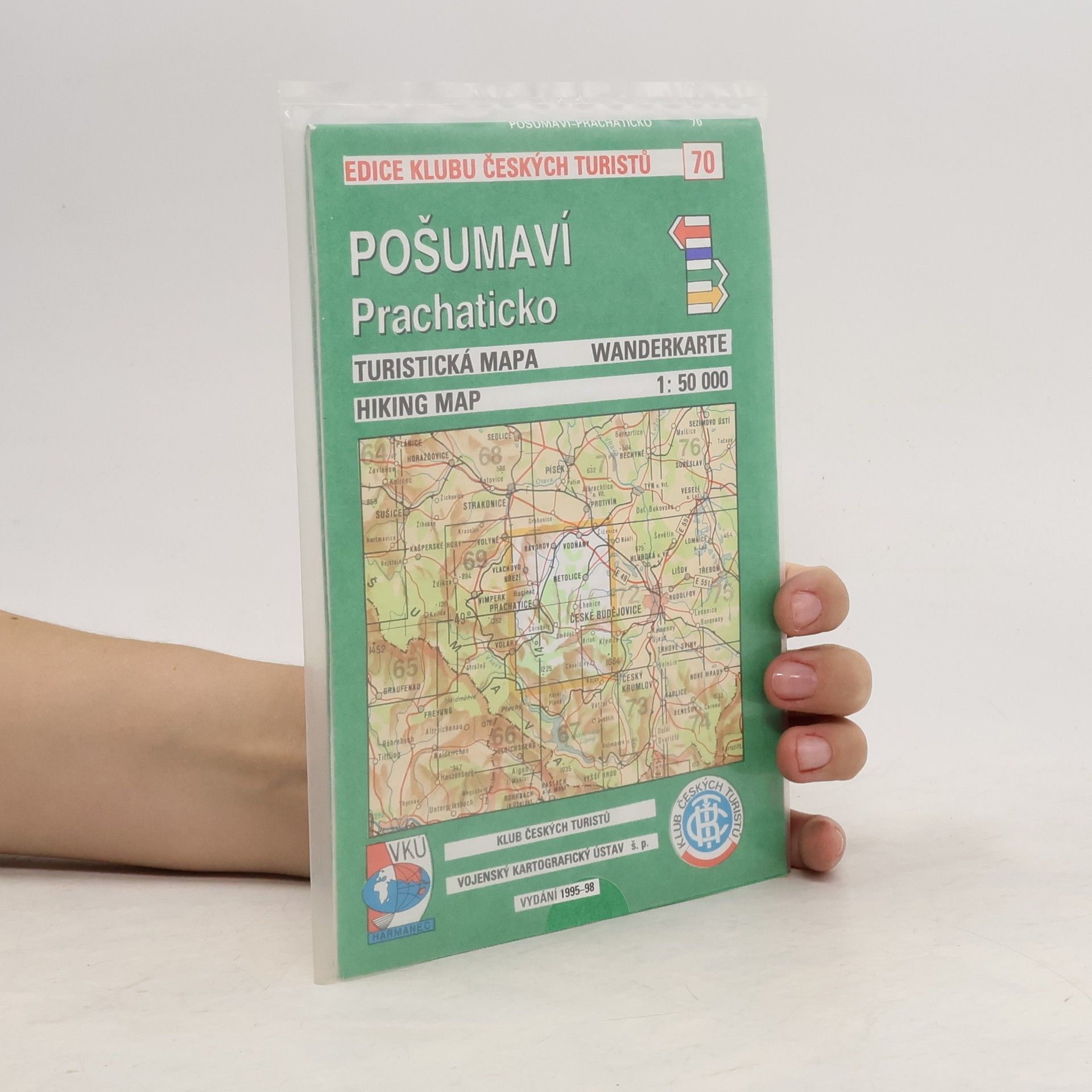 Kolektiv autorů Pošumaví. Prachaticko. Turistická mapa