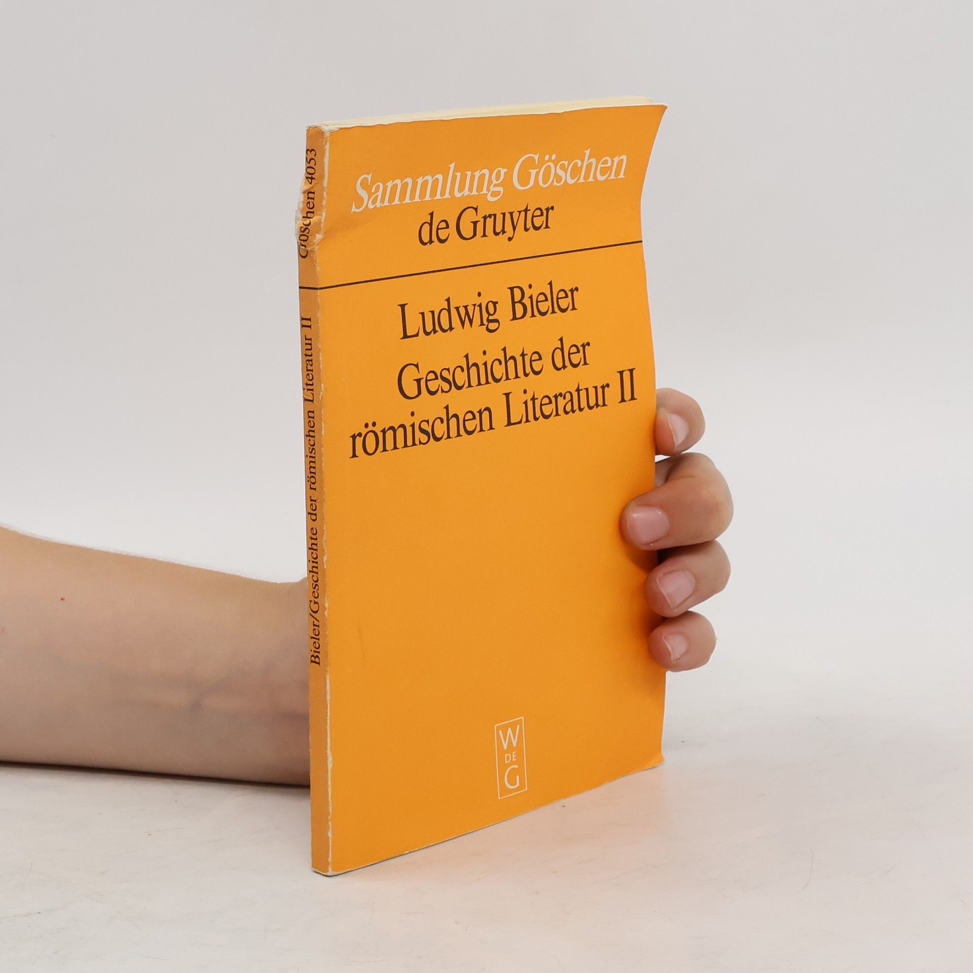 Ludwig Bieler Geschichte der römischen Literatur II