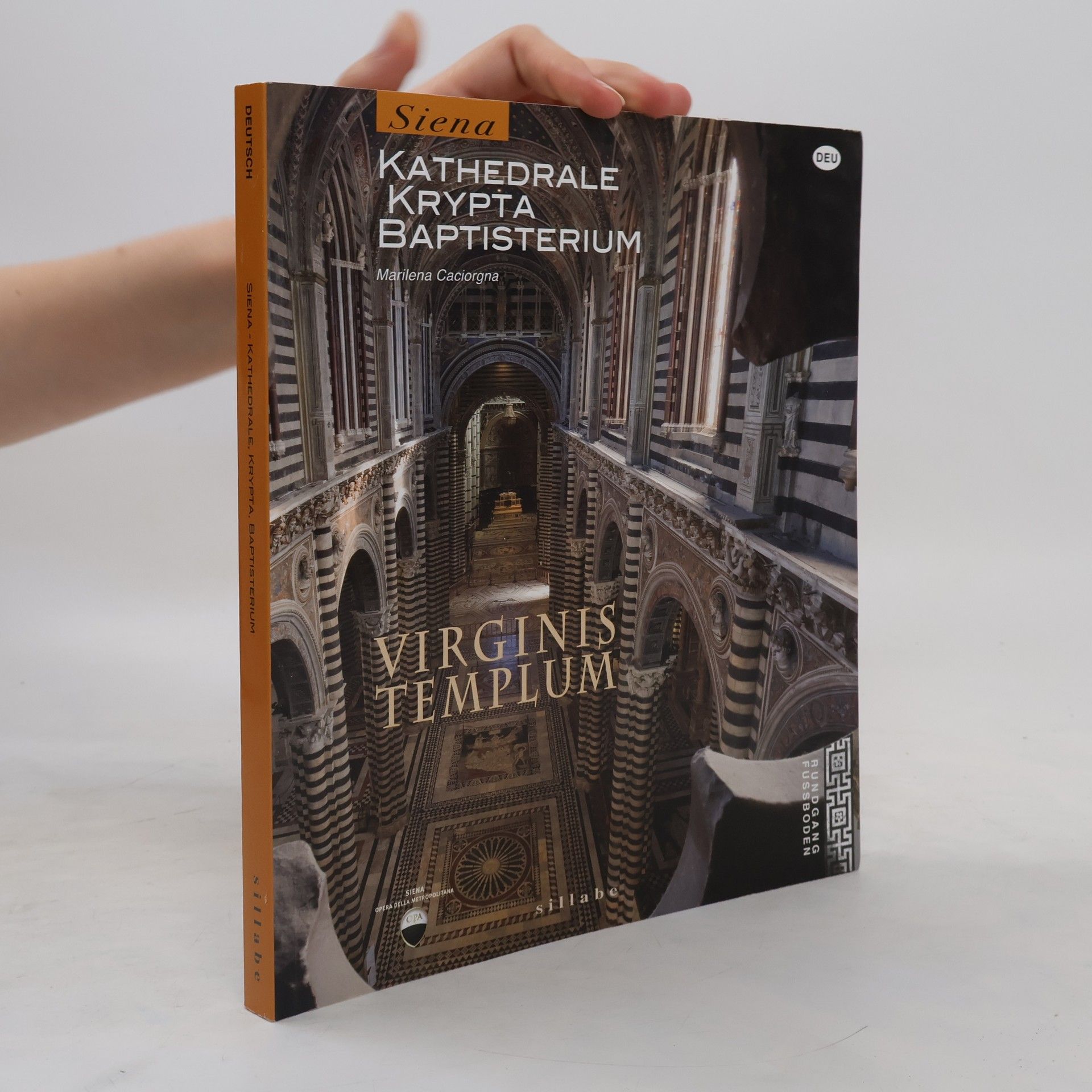 Marilena Ciaciorgna Virginis templum. Siena. Kathedrale, krypta, baptisterium