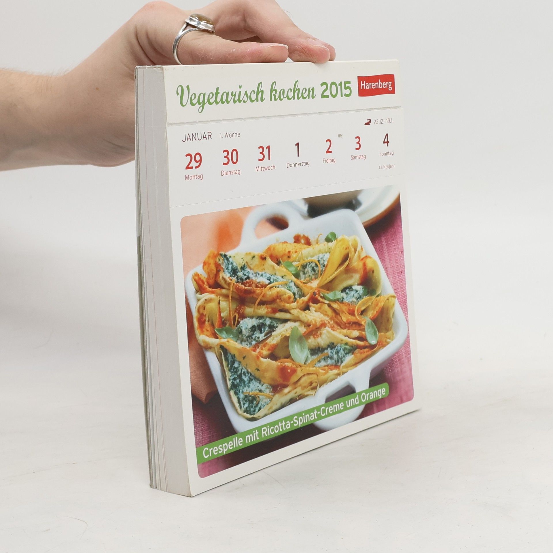 Collective Vegetarisch kochen Rezeptkartenkalender 2015