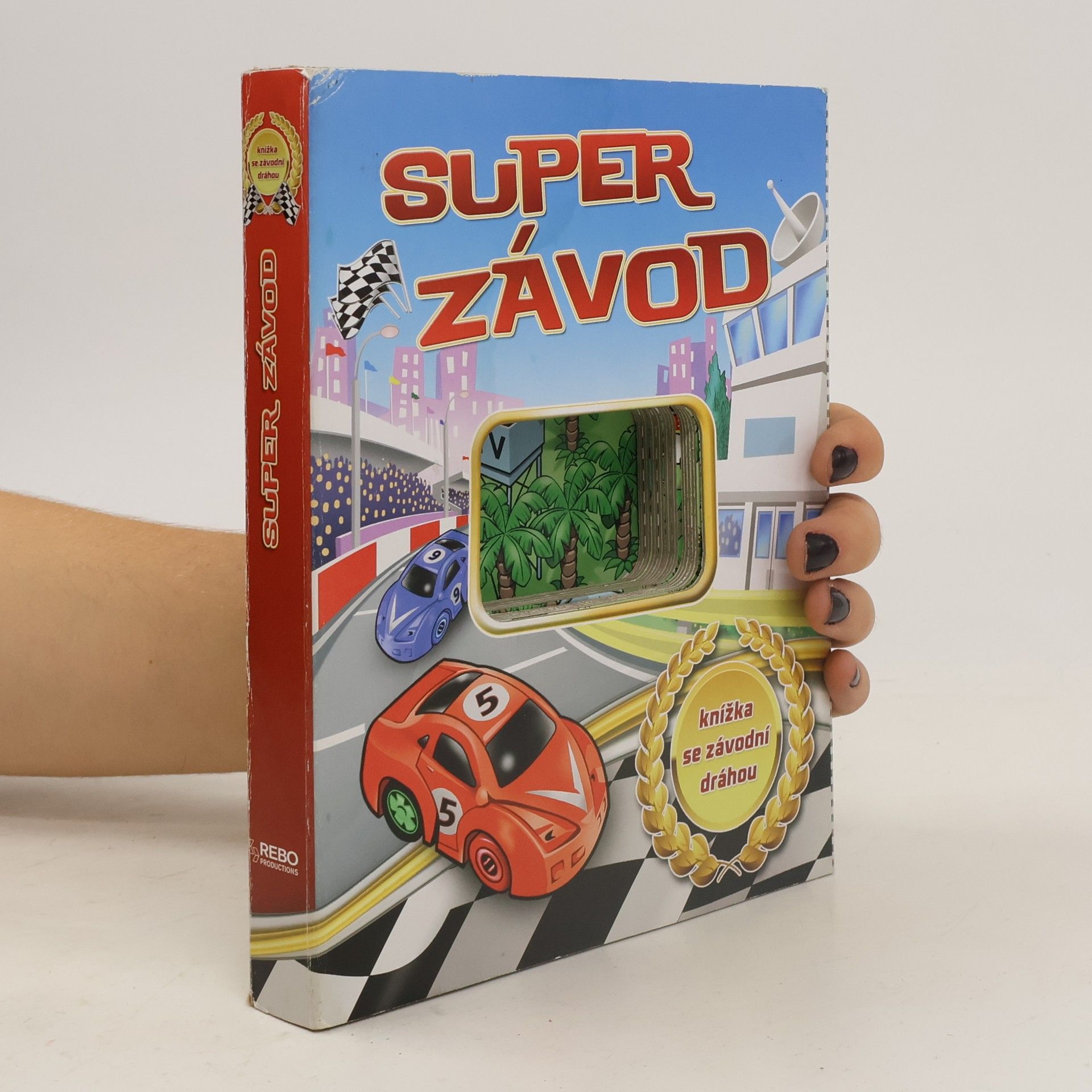 Gaston Vanzet Super závod : knížka se závodní dráhou