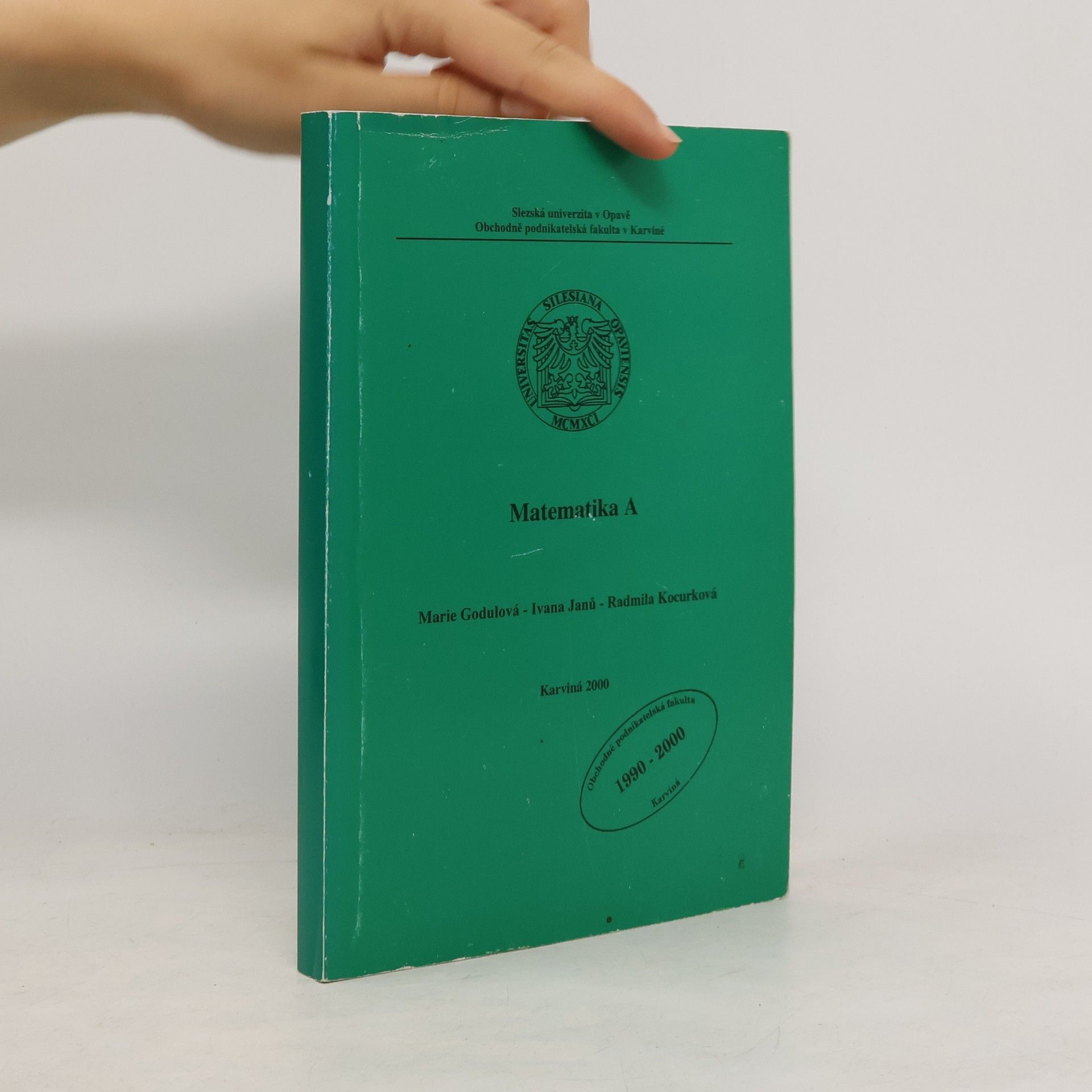 Marie Godulová Matematika A