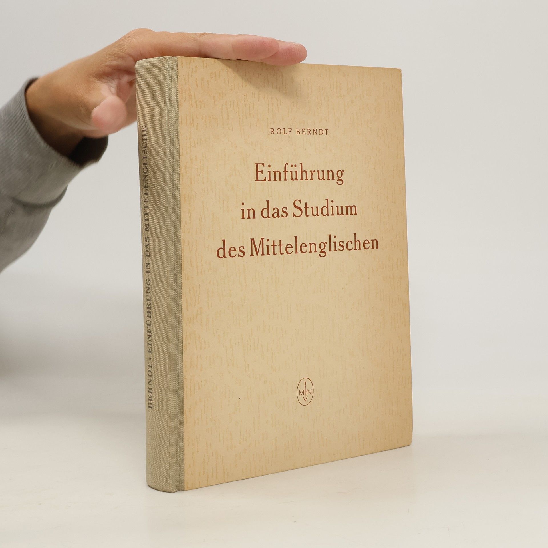 Rolf Berndt Einführung in das Studium des Mittelenglischen