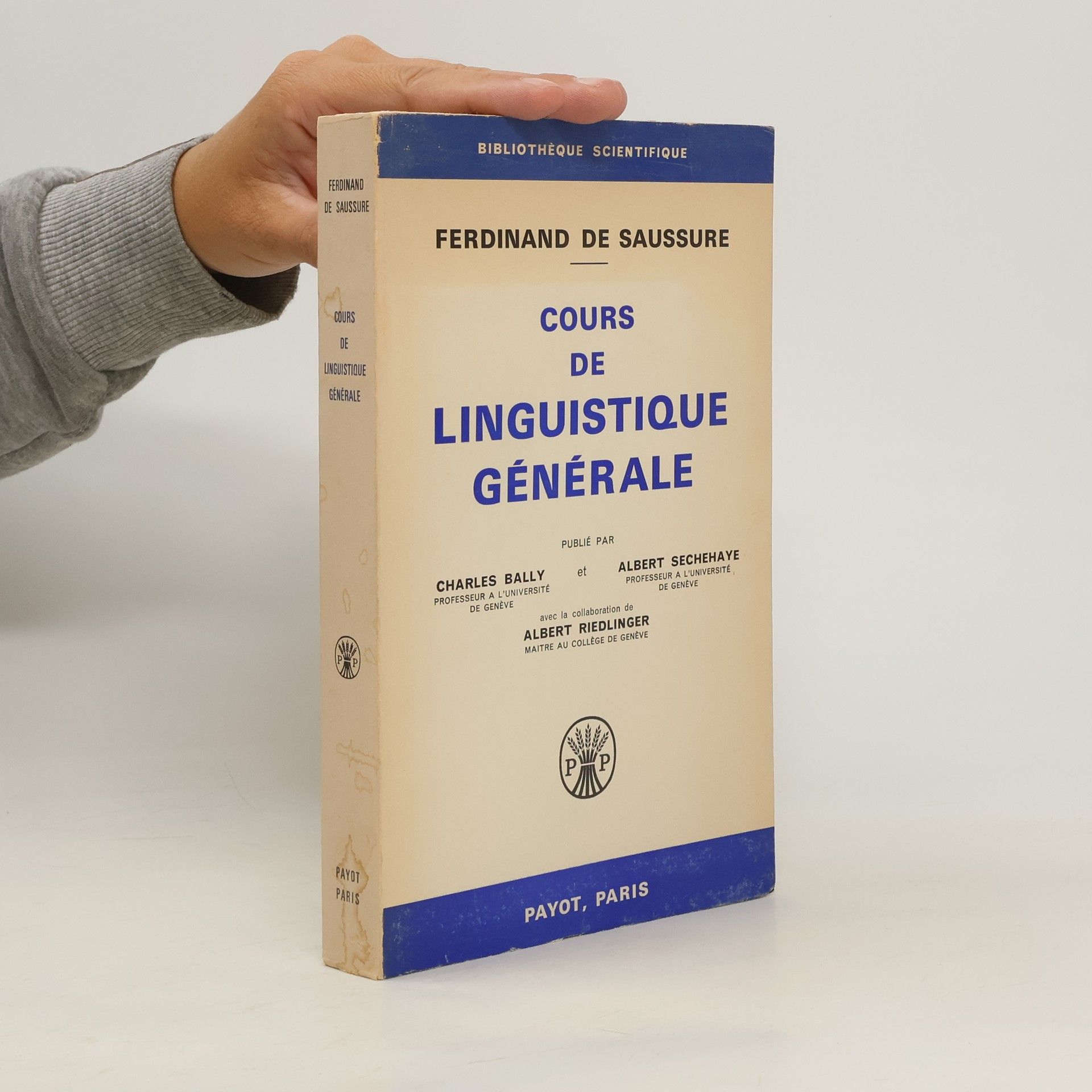 Ferdinand de Saussure Cours de linguistique générale