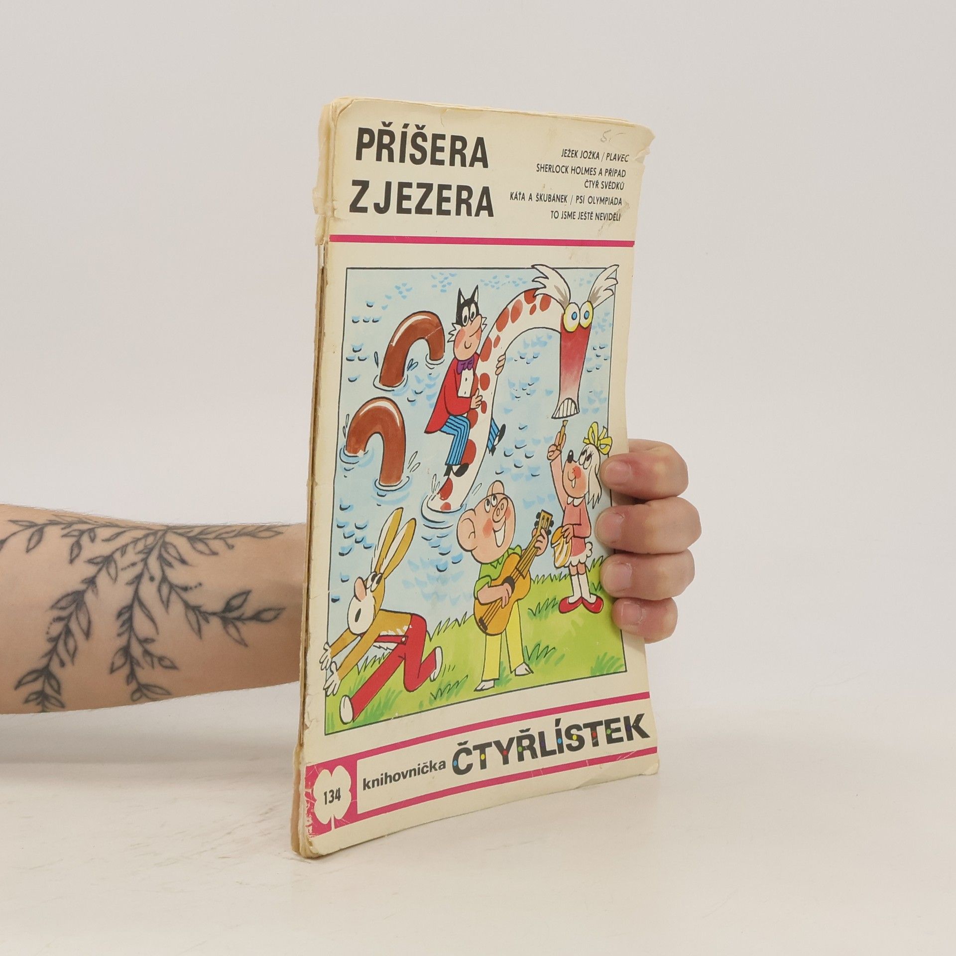 Jaroslav Němeček Čtyřlístek. Příšera z jezera. 134/1986