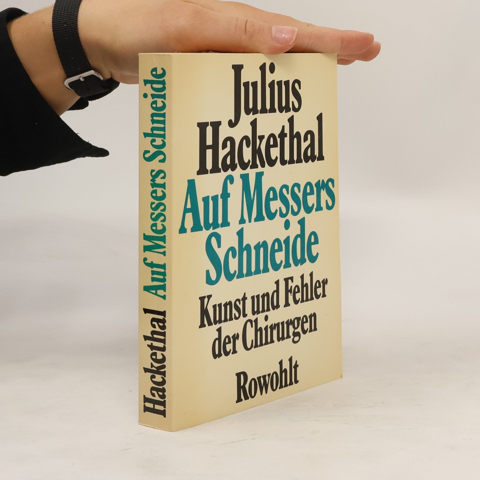 Julius Hackethal Auf Messers Schneide