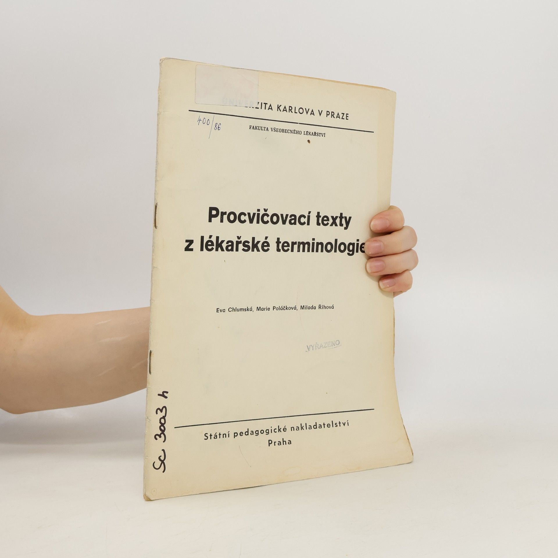 Eva Chlumská Procvičovací texty z lékařské terminologie