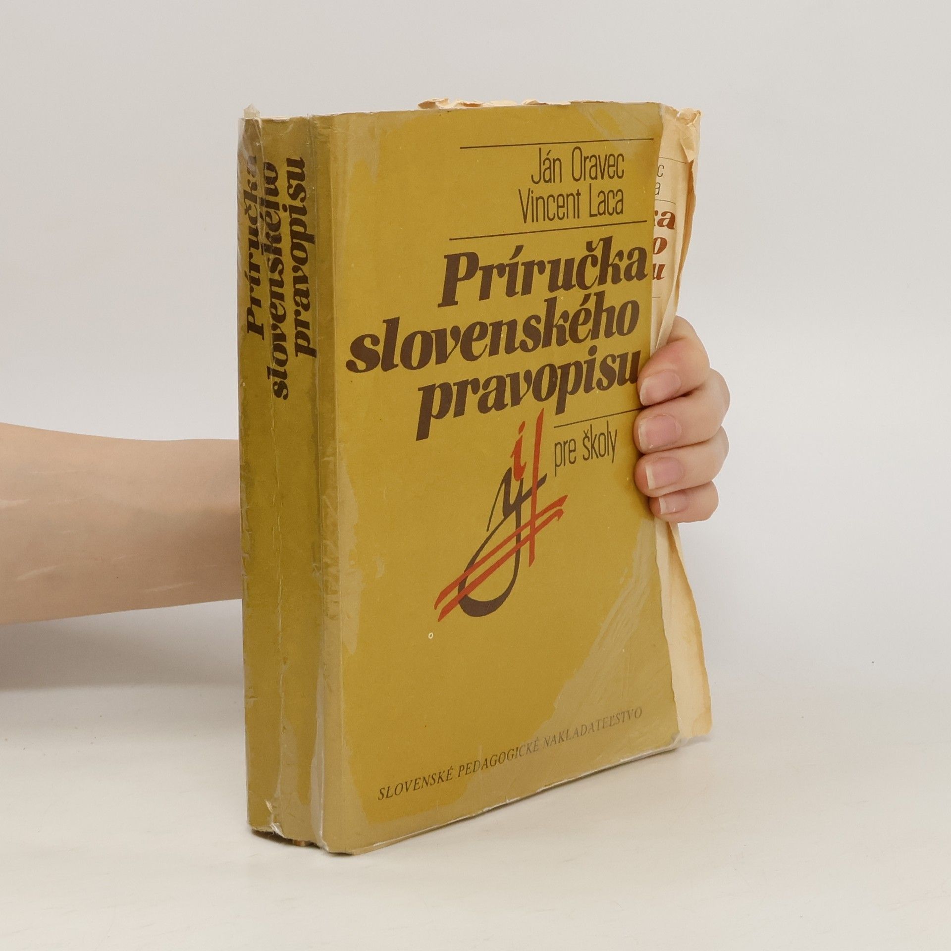 Ján Oravec Príručka slovenského pravopisu pre školy
