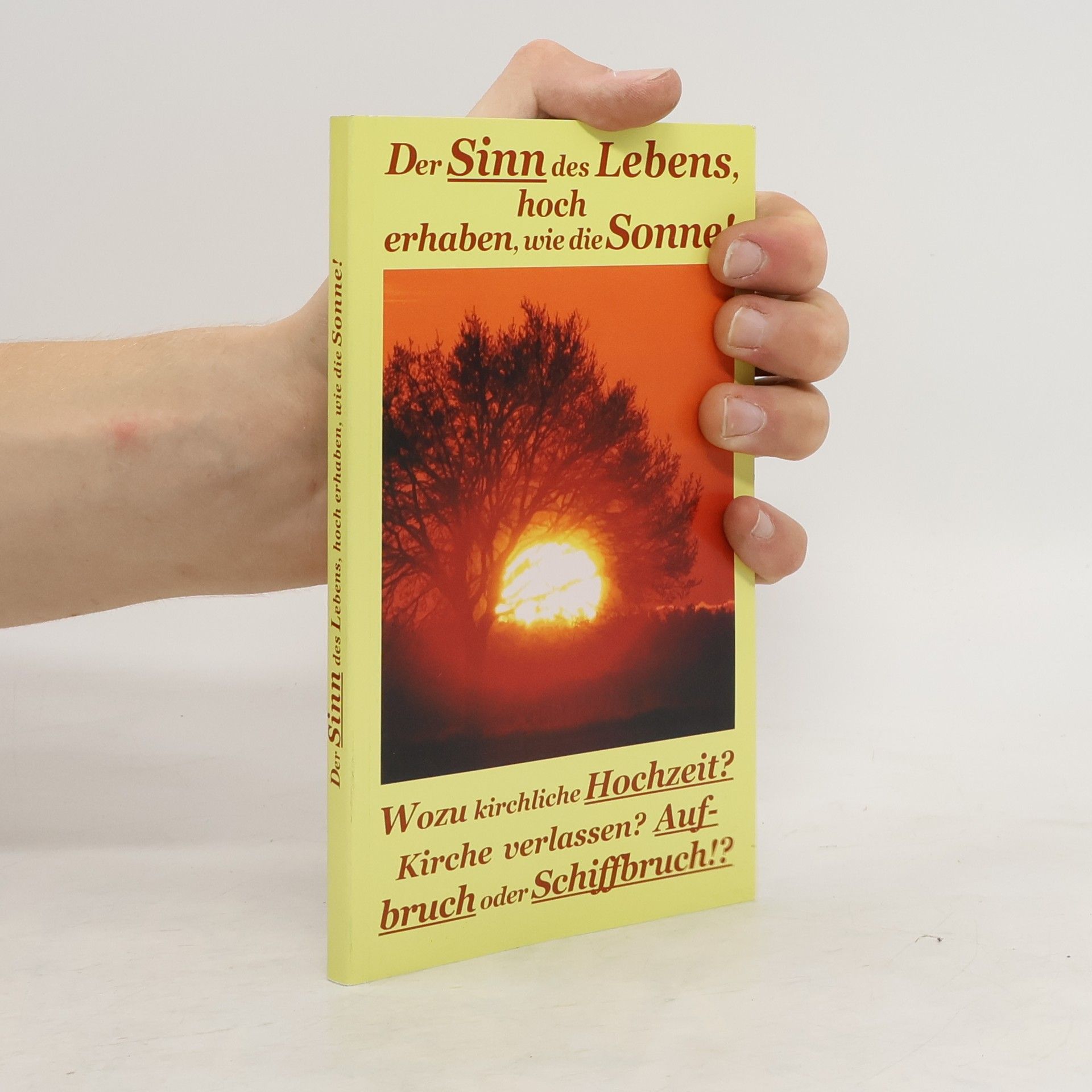 Stanislaus Bertagnolli Der Sinn des Lebens, wahrhaft hoch erhaben, wie die Sonne!