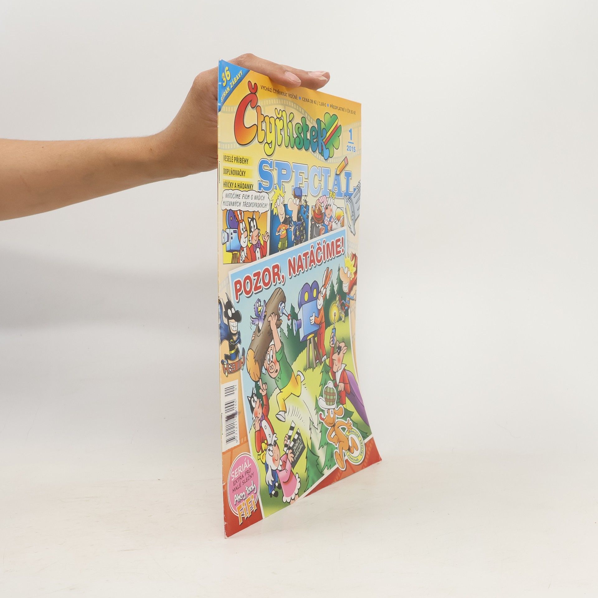 Kolektiv autorů Čtyřlístek speciál 1/2015 - Pozor, natáčíme!