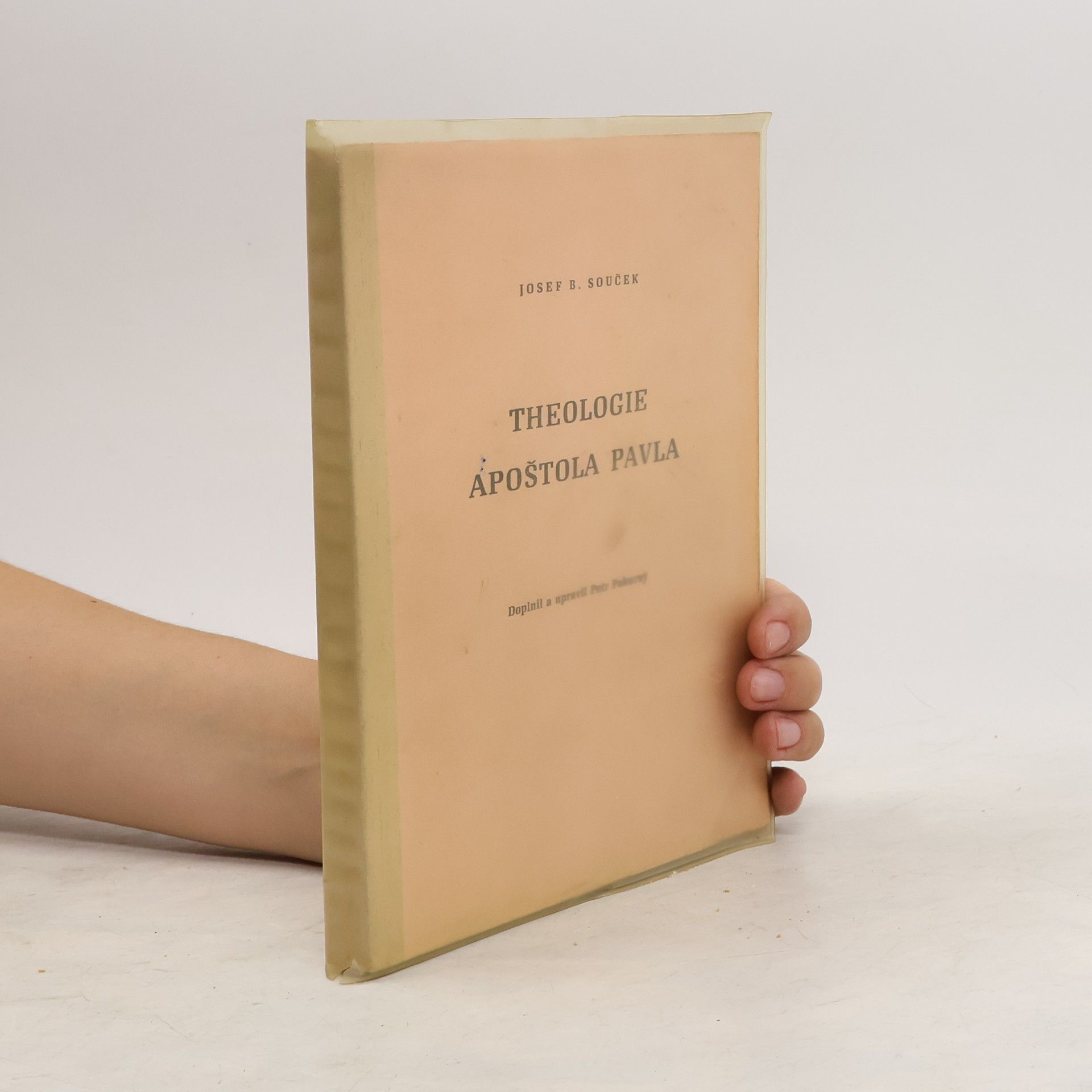 Josef Bohumil Souček Theologie apoštola Pavla