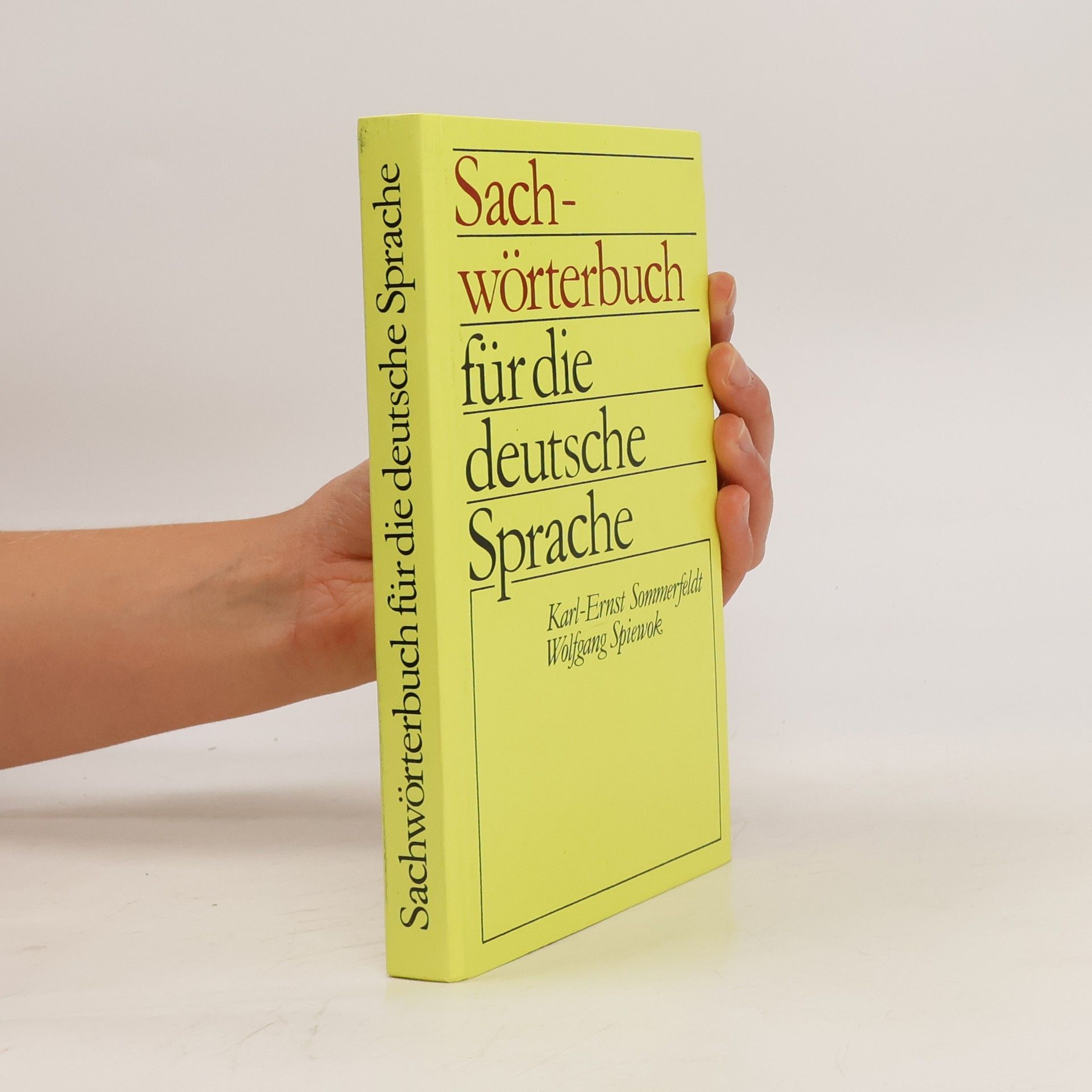 Wolfgang Spiewok Sachwörterbuch für die deutsche Sprache