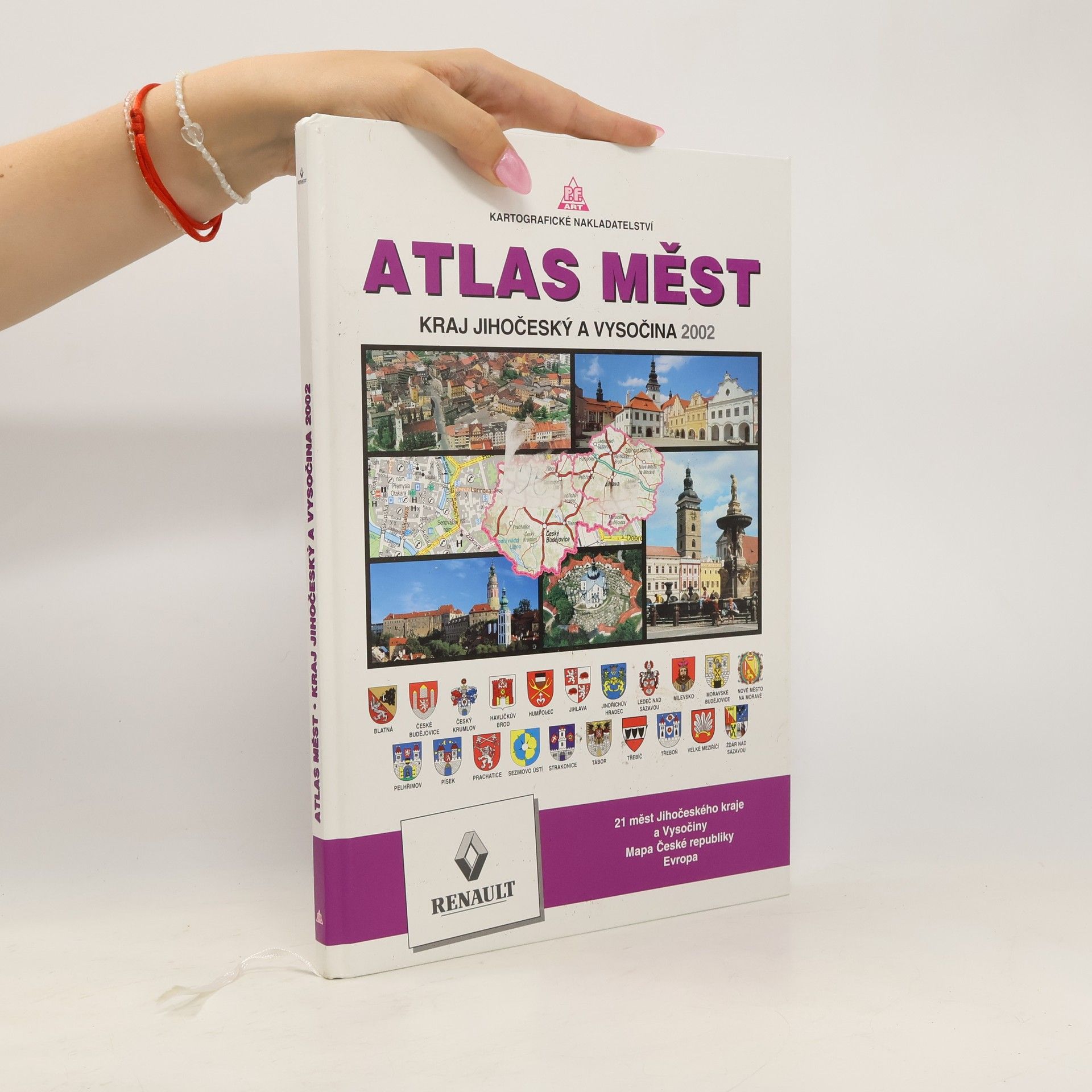 kolektiv Atlas měst kraj Jihočeský a Vysočina
