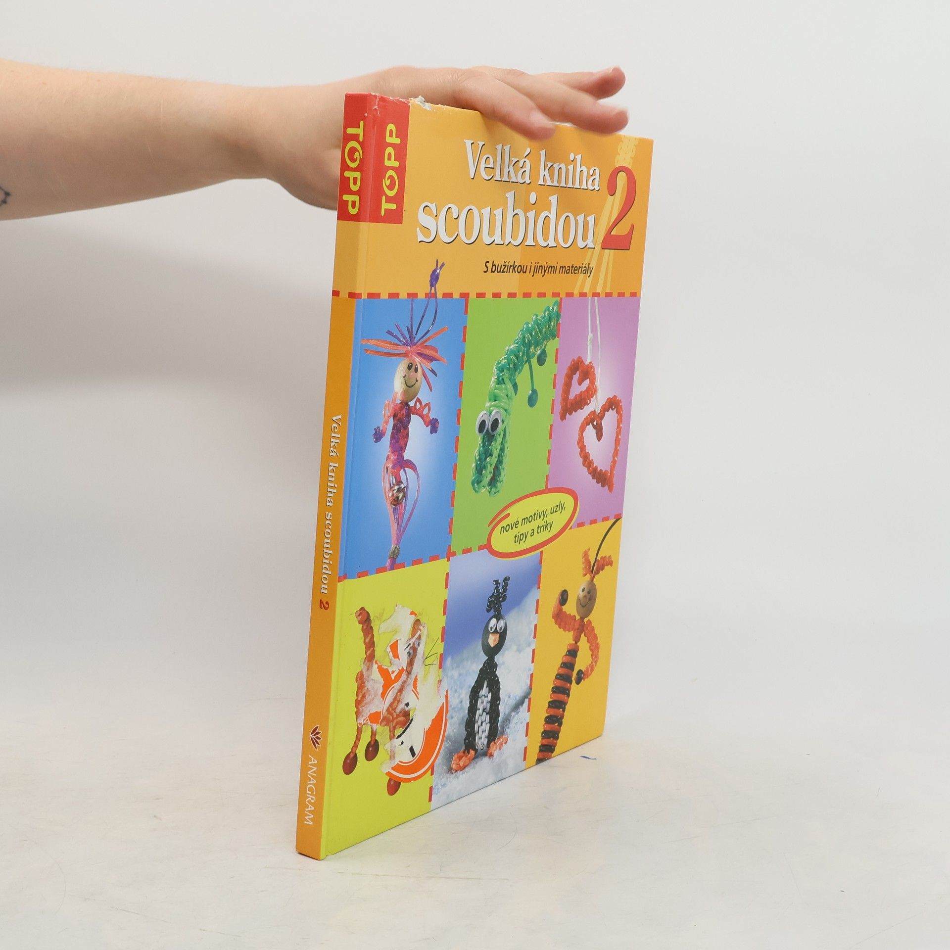 Inge Walz Velká kniha scoubidou 2. Nové motivy, uzly, tipy a triky. S bužírkou i jinými materiály