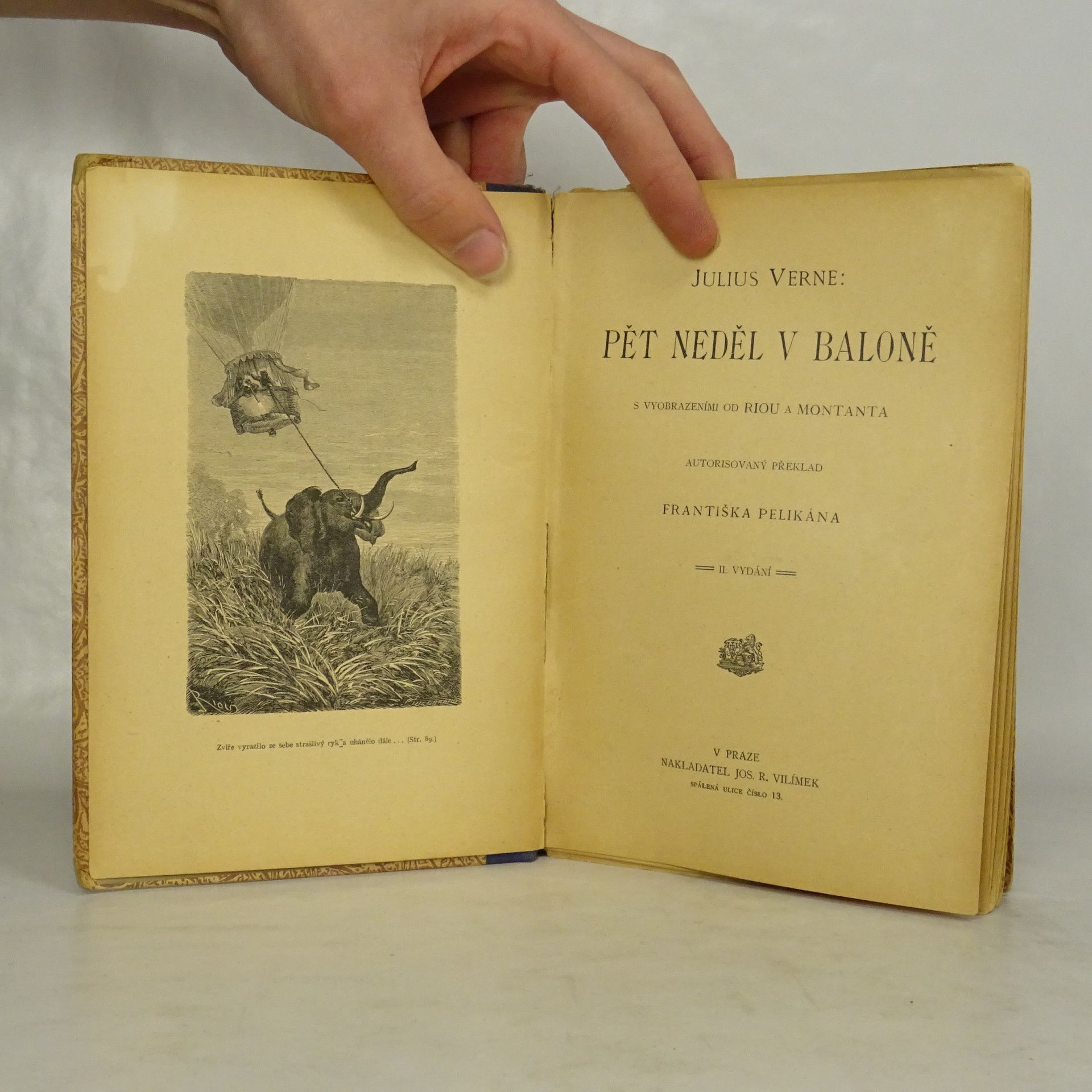 Jules Verne Pět neděl v baloně