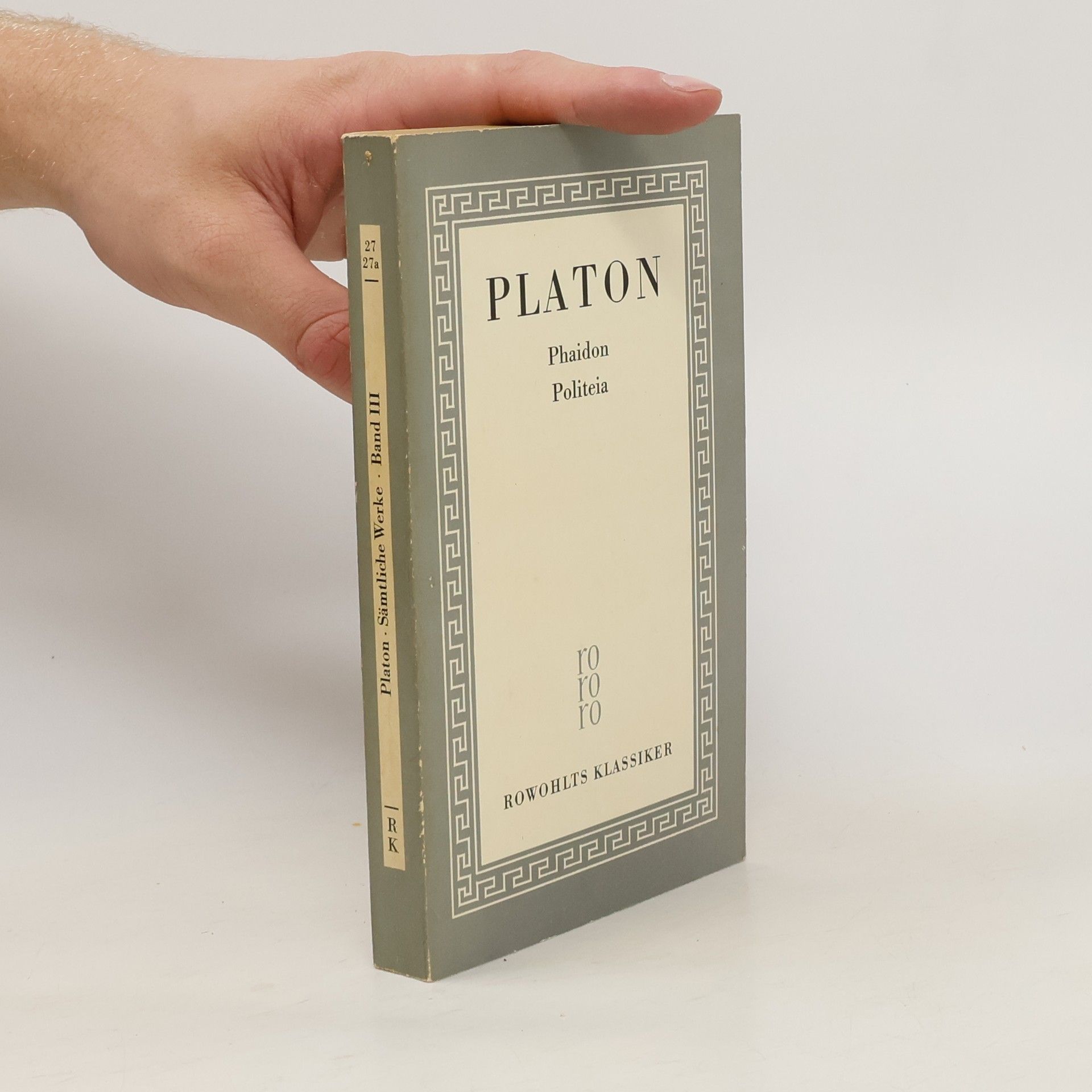 Platón Phaidon. Politeia