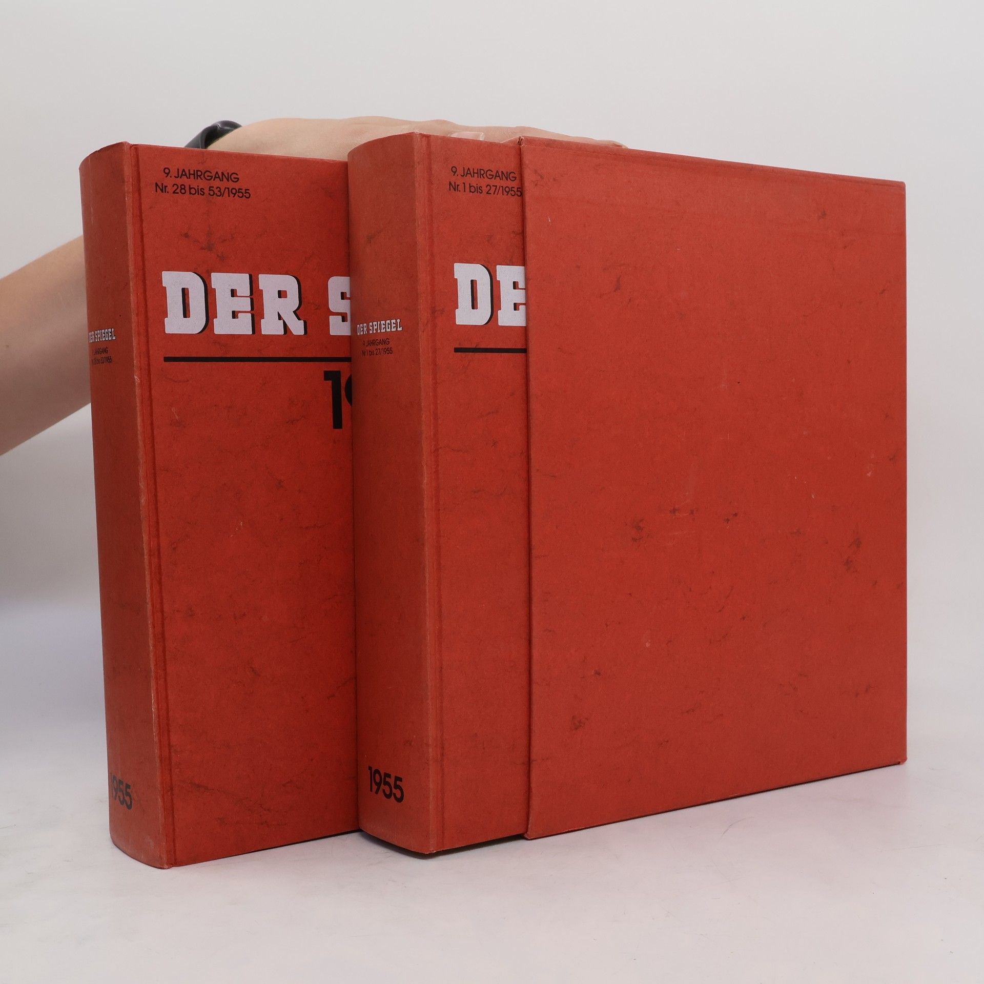 Rudolf Augstein Der Spiegel. 9. Jahrgang, Nr. 28 bis 53/1955. 9. Jahrgang, Nr. 1 bis 27/1955