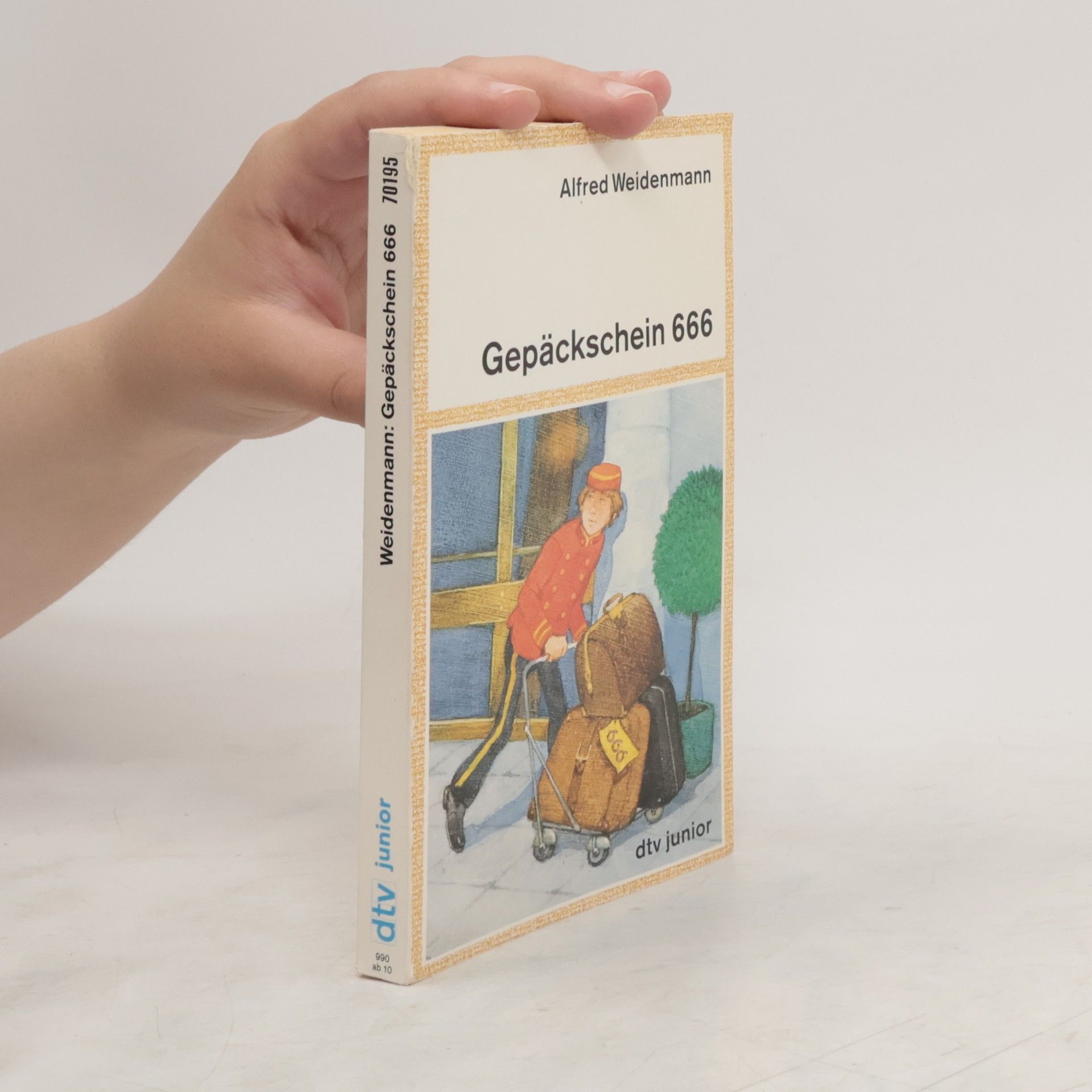 Alfred Weidenmann Gepäckschein 666