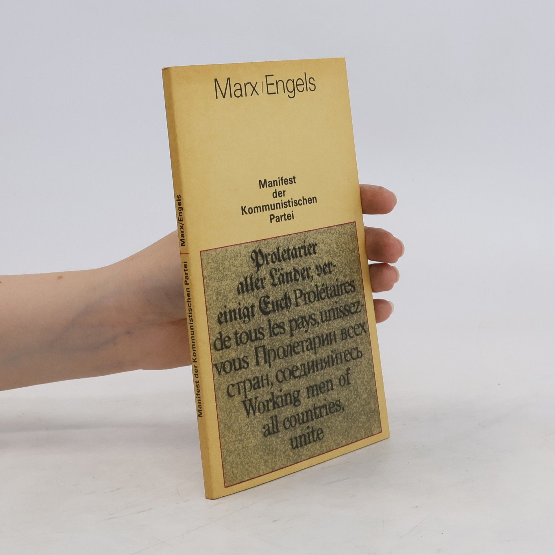 Karl Marx Manifest der kommunistischen Partei