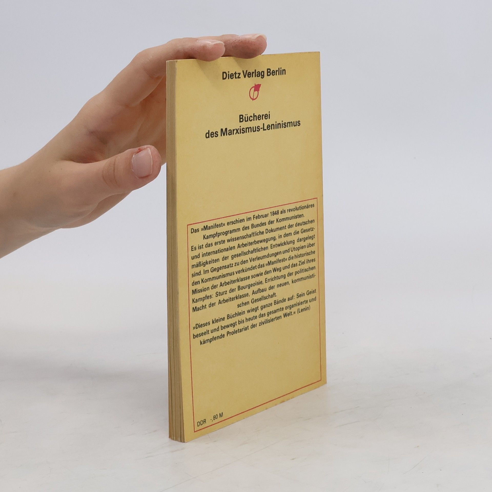 Karl Marx Manifest der kommunistischen Partei