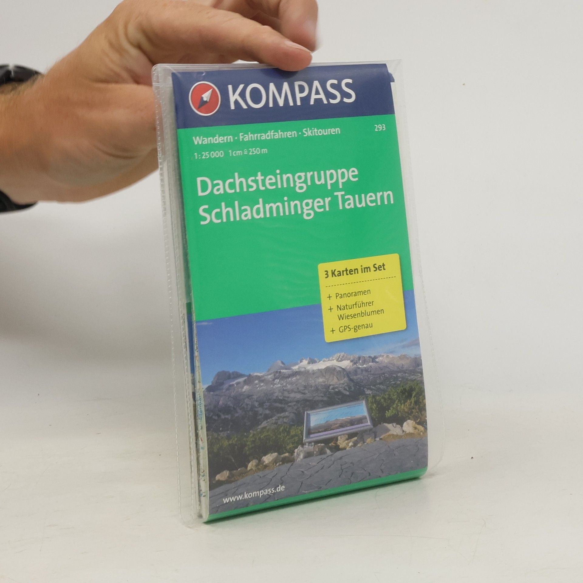 KOMPASS-Karten GmbH Dachsteingruppe Schladminger Tauern 293 ,3 mapy / 1:25T NKOM