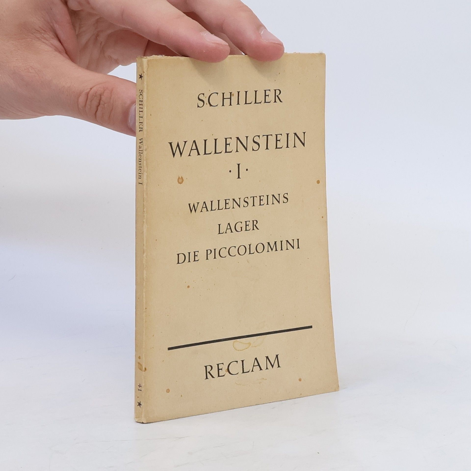 Friedrich Schiller Wallenstein I
