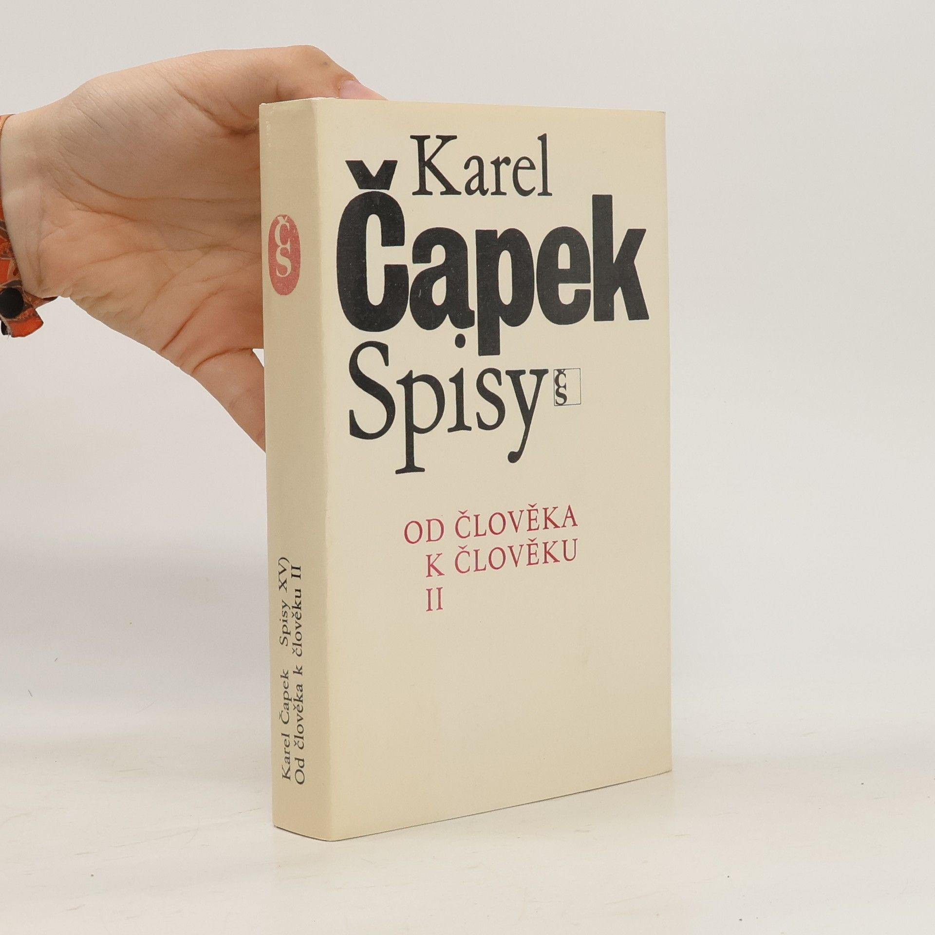Karel Čapek Od člověka k člověku II