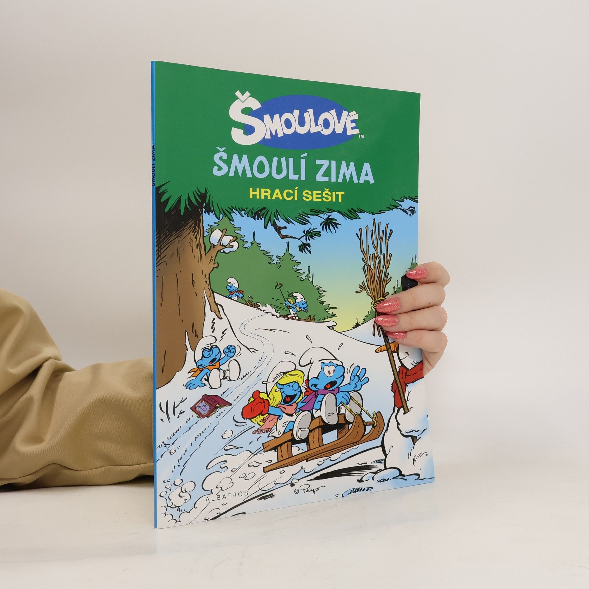 Peyo Šmoulí zima. Hrací sešit