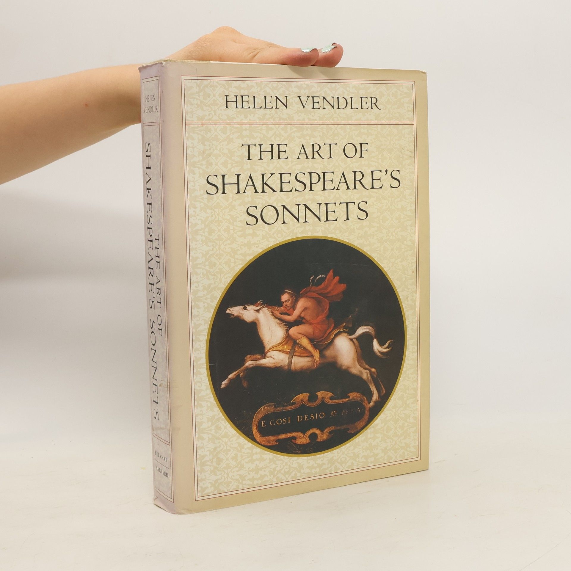 Helen Hennessy Vendler The Art of Shakespeare's Sonnets