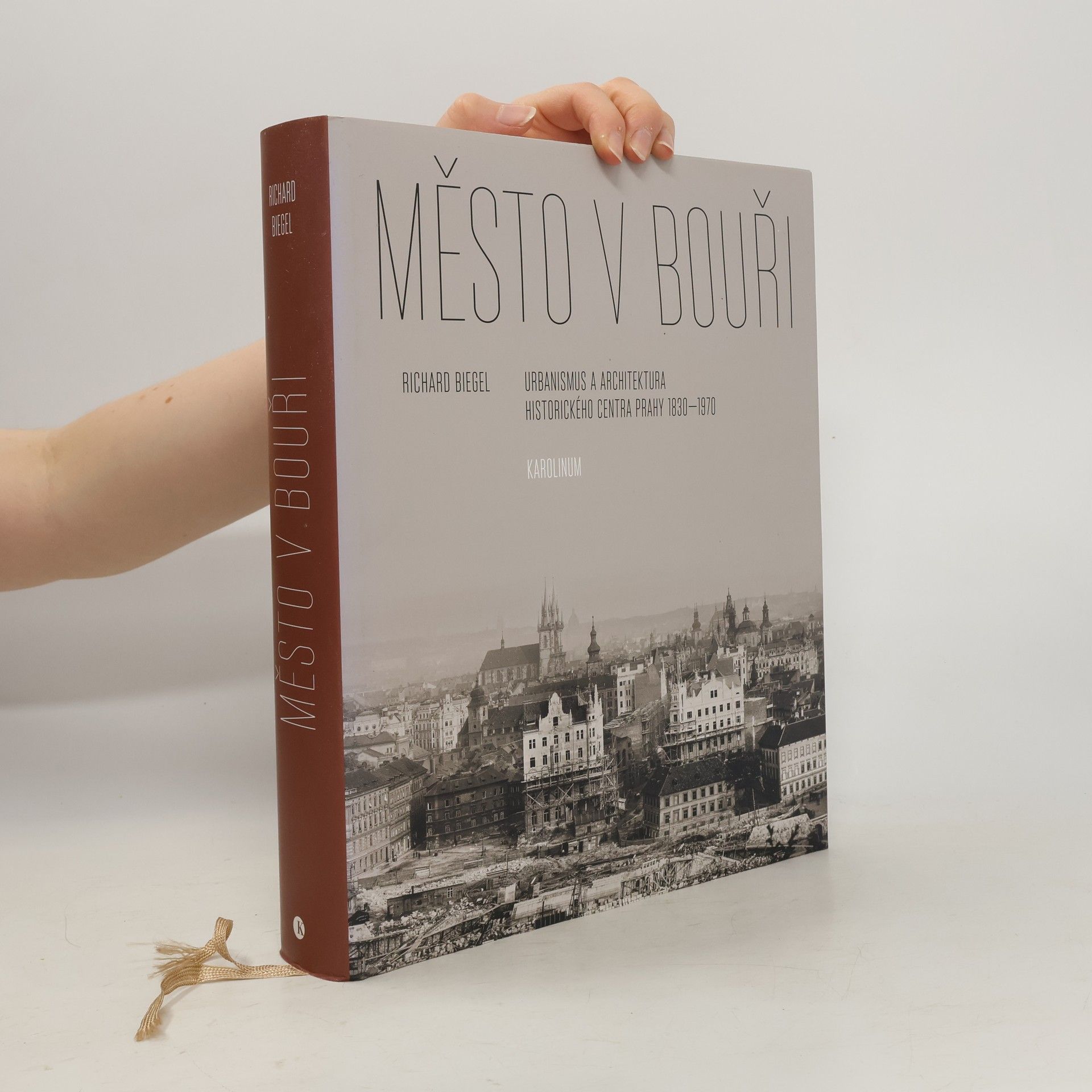 Richard Biegel Město v bouři. Urbanismus a architektura historického centra Prahy 1830-1970
