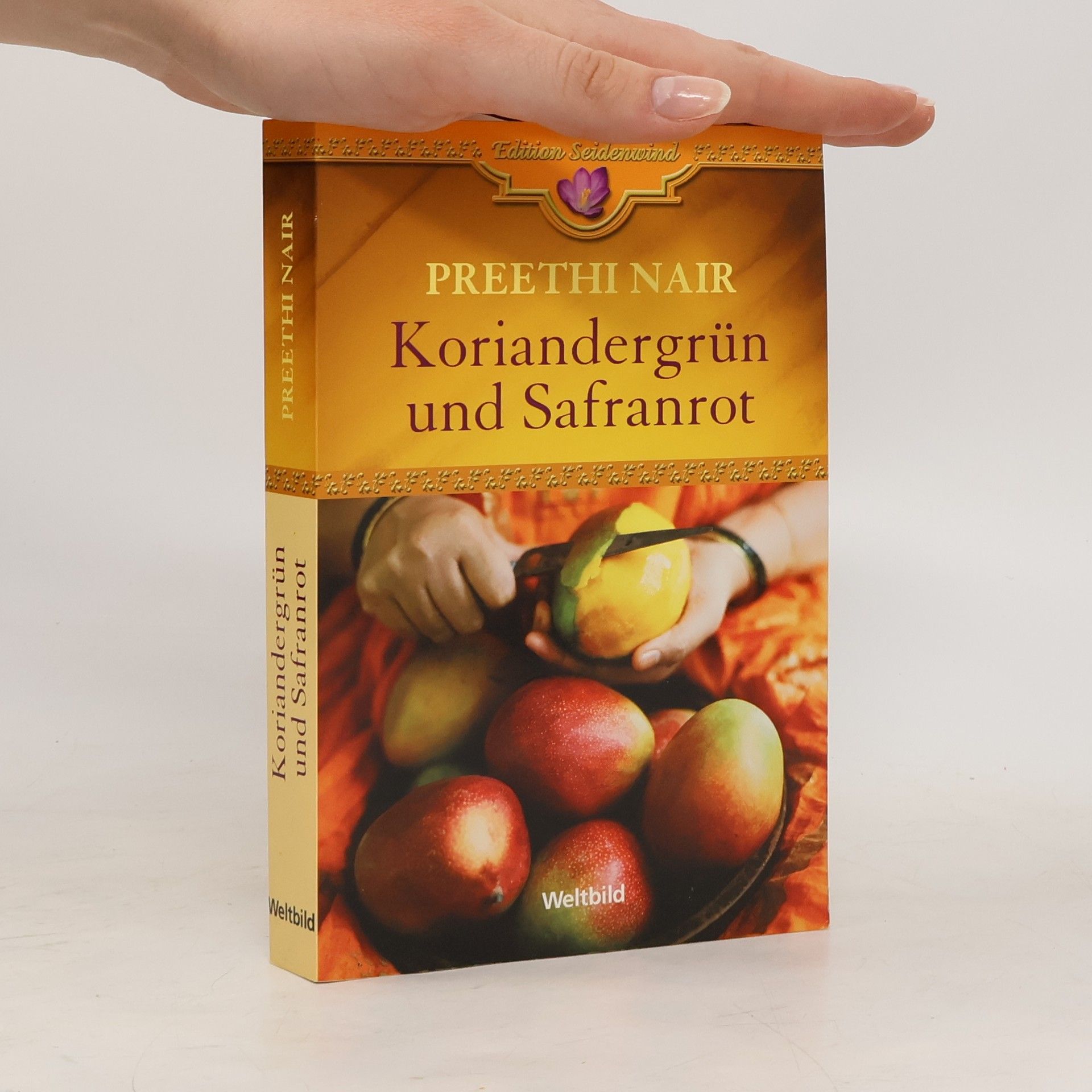 Preethi Nair Koriandergrün und Safranrot