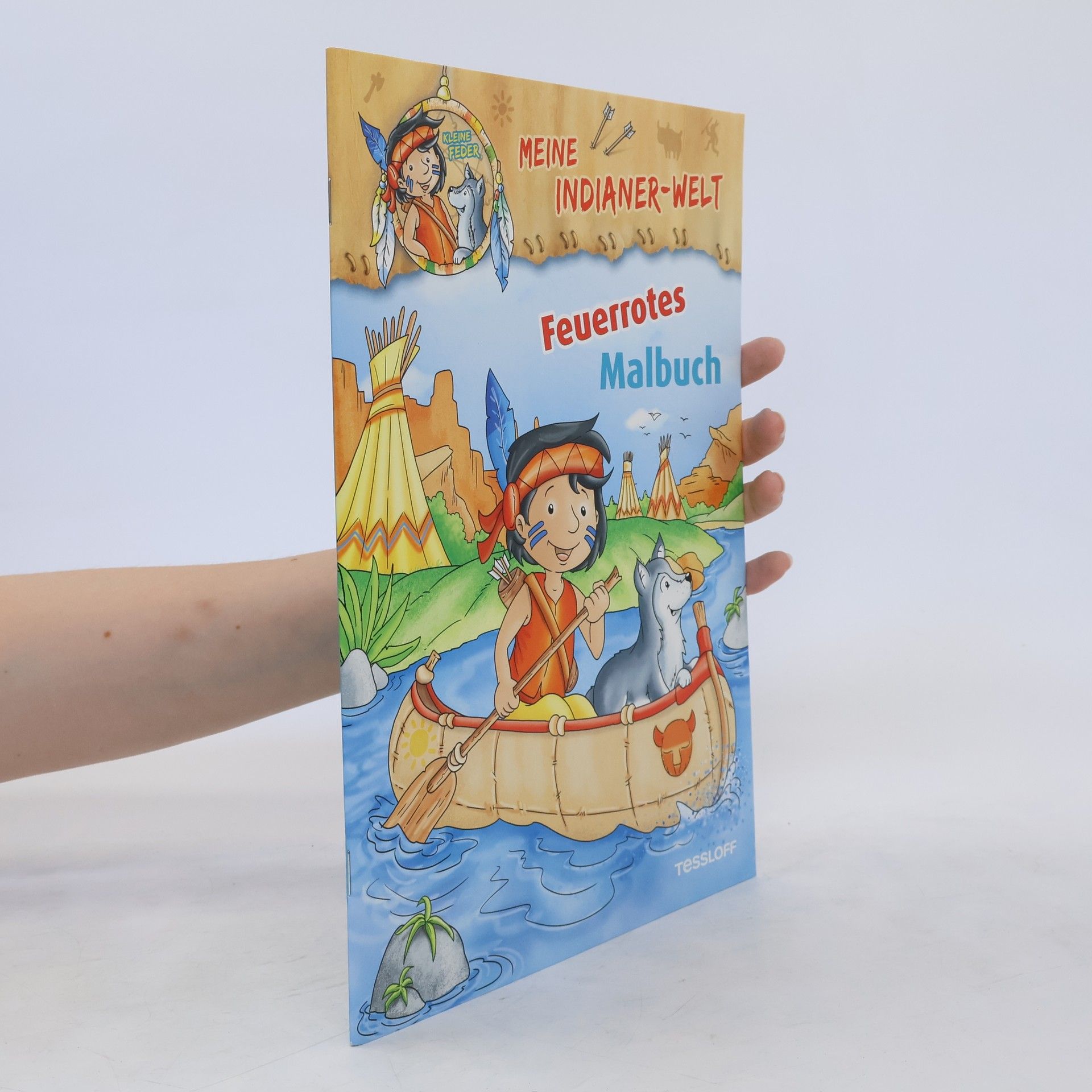 Stefan Lohr Meine Indianer-Welt. Feuerrotes Malbuch