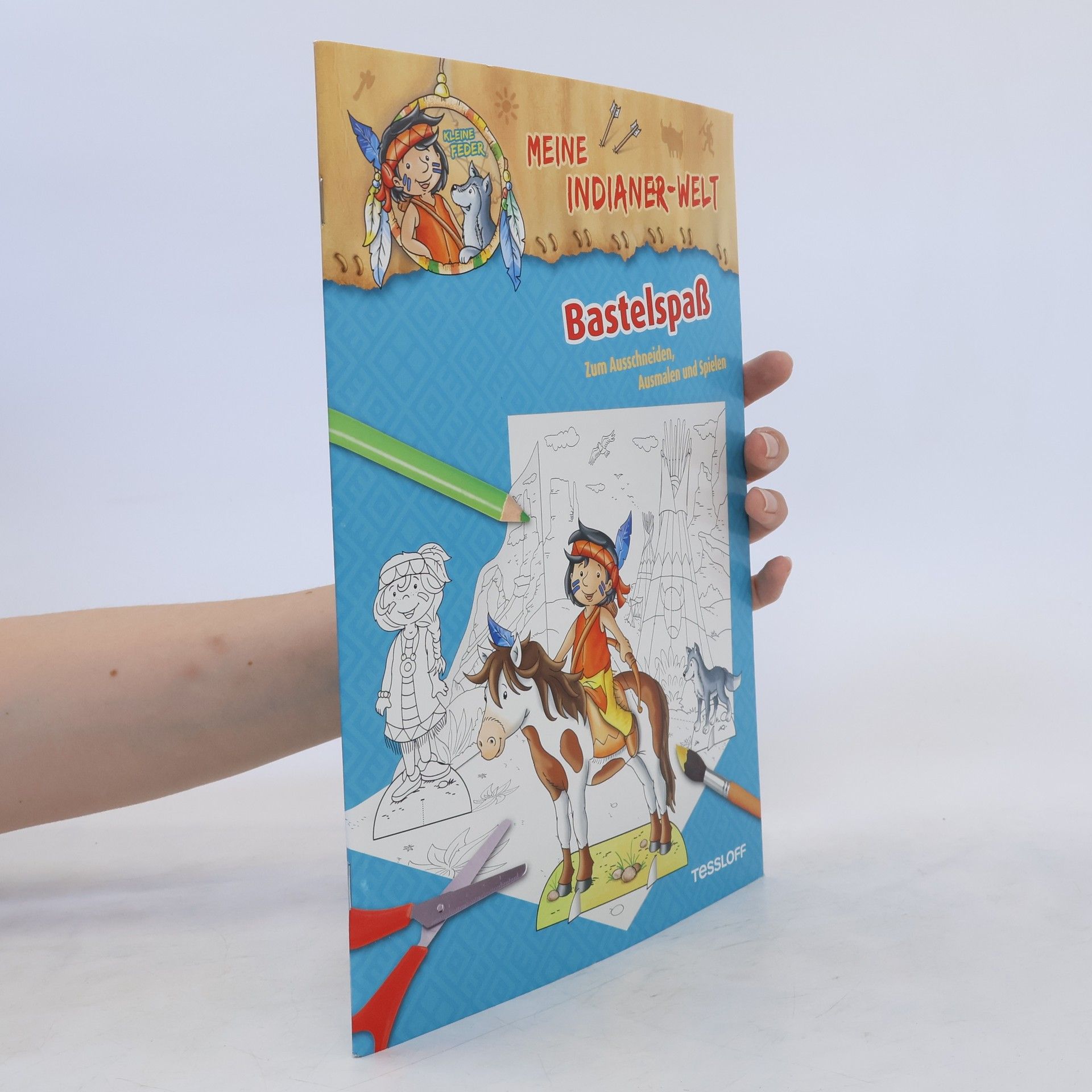 Stefan Lohr Meine Indianer-Welt. Feuerrotes Malbuch