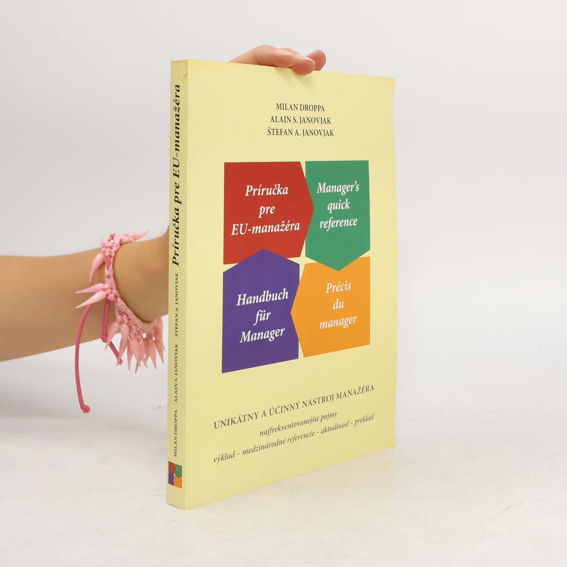Milan Droppa Príručka pre EU-manažéra. Manager's quick reference. Précis du manager. Handbuch für den Manager
