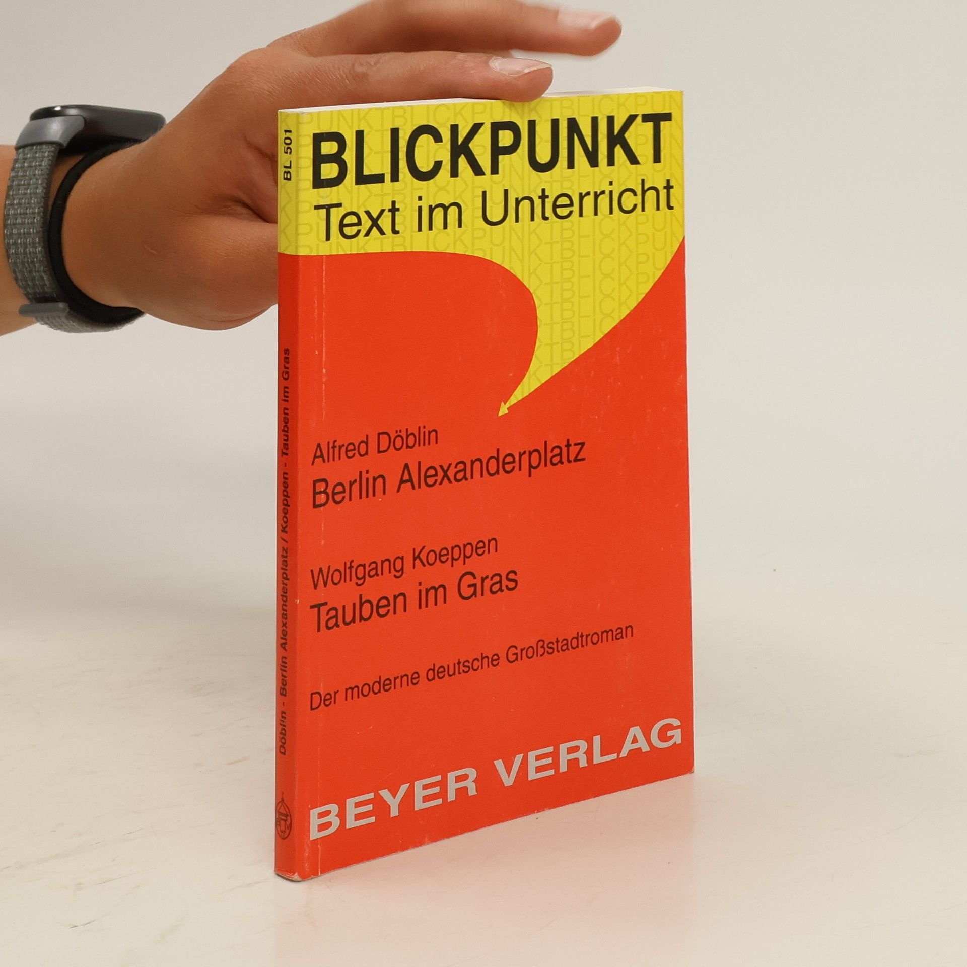 Friedbert Stühler Alfred Döblin, Berlin Alexanderplatz, Wolfgang Koeppen, Tauben im Gras