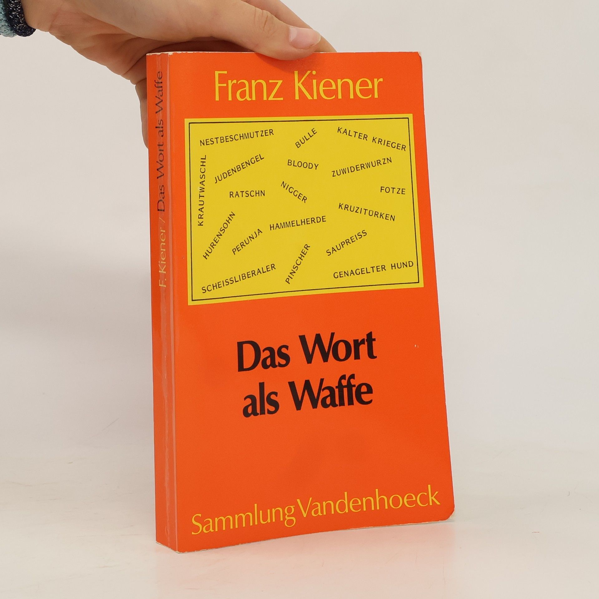 Franz Kiener Das Wort als Waffe