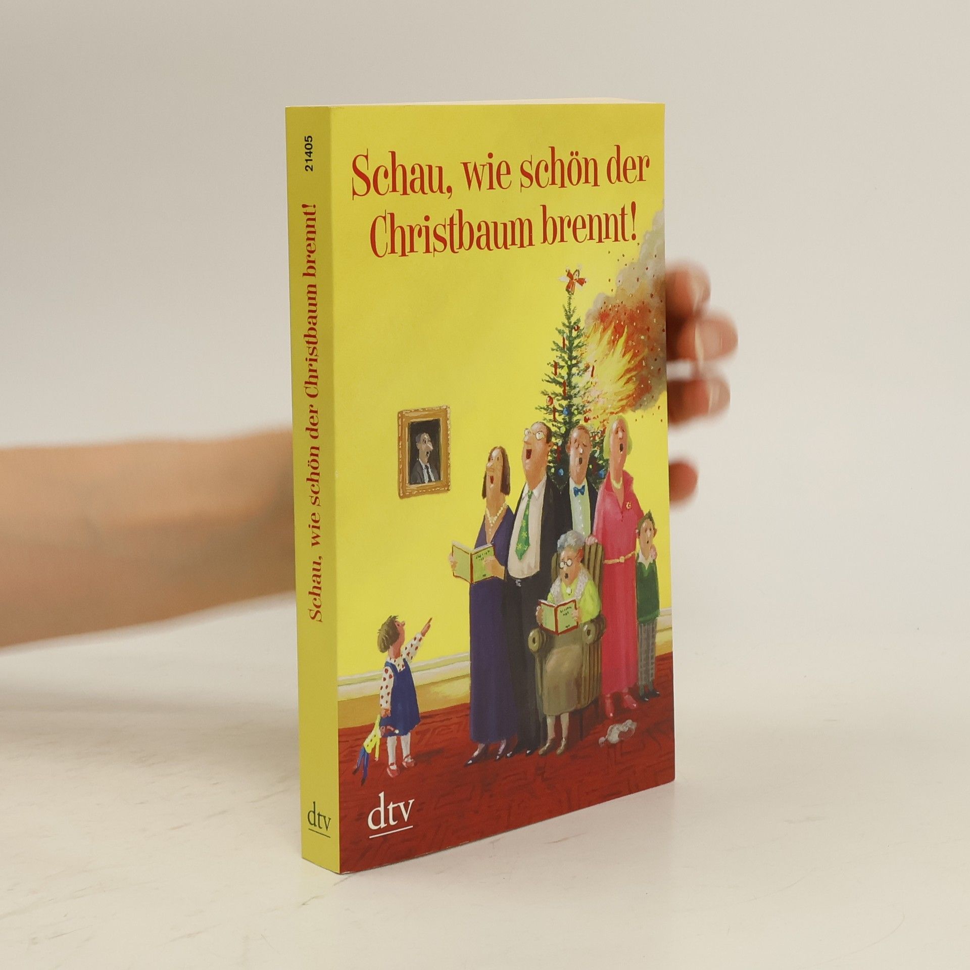 Karoline Adler Schau, wie schön der Christbaum brennt!