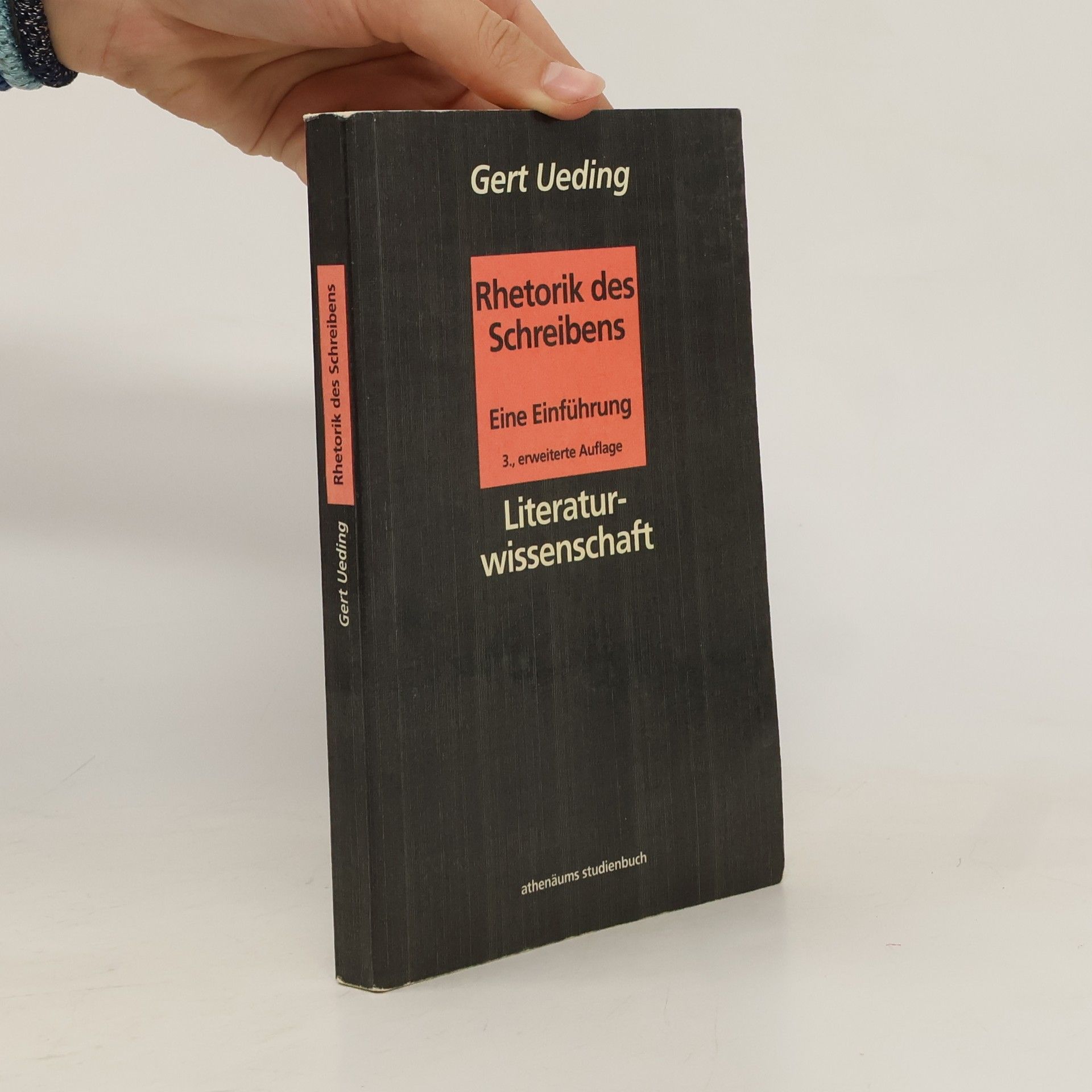 Gert Ueding Rhetorik des Schreibens
