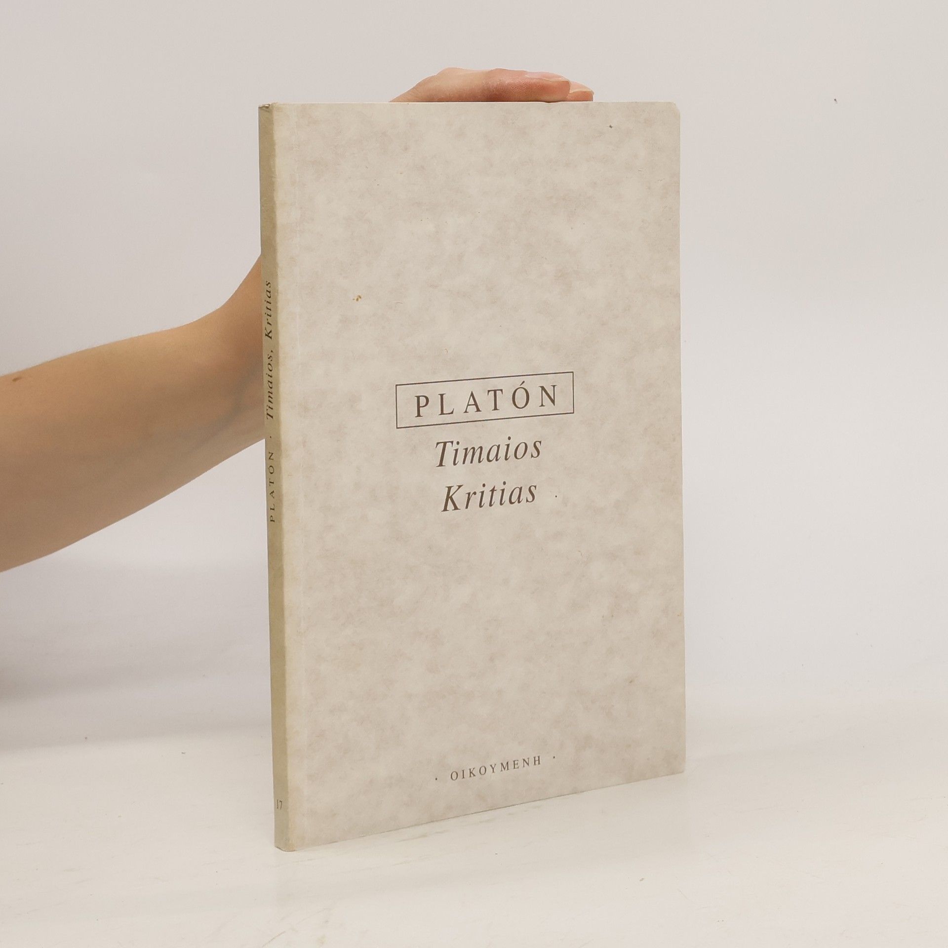 Platón Timaios ; Kritias