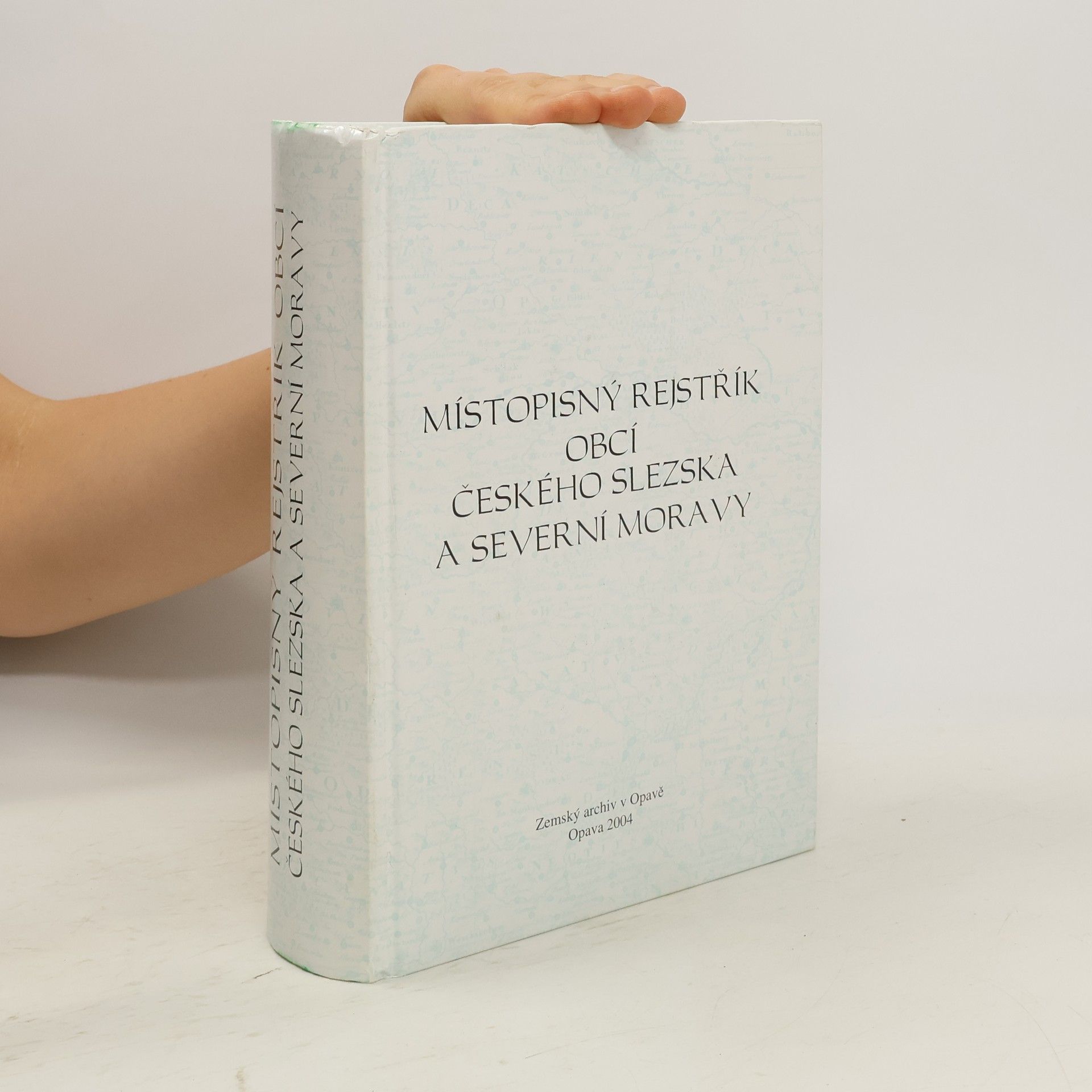 Adolf Turek Místopisný rejstřík obcí českého Slezska a severní Moravy